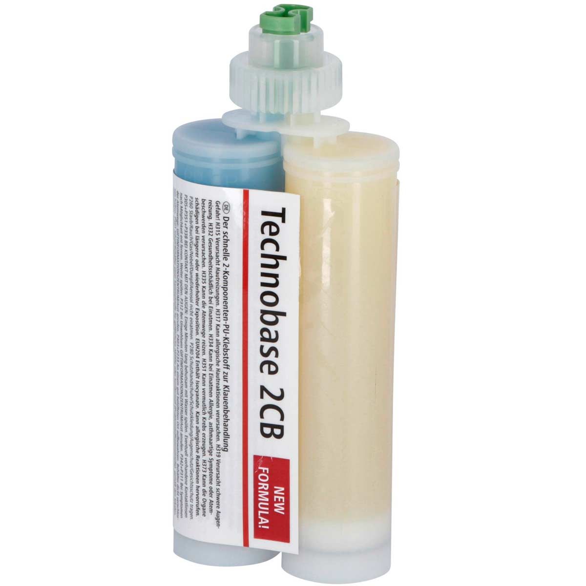 Kerbl Technobase 2CB Klauenkleber, Zweikomponentenkleber für Klauenpflege, Kartusche 200 ml