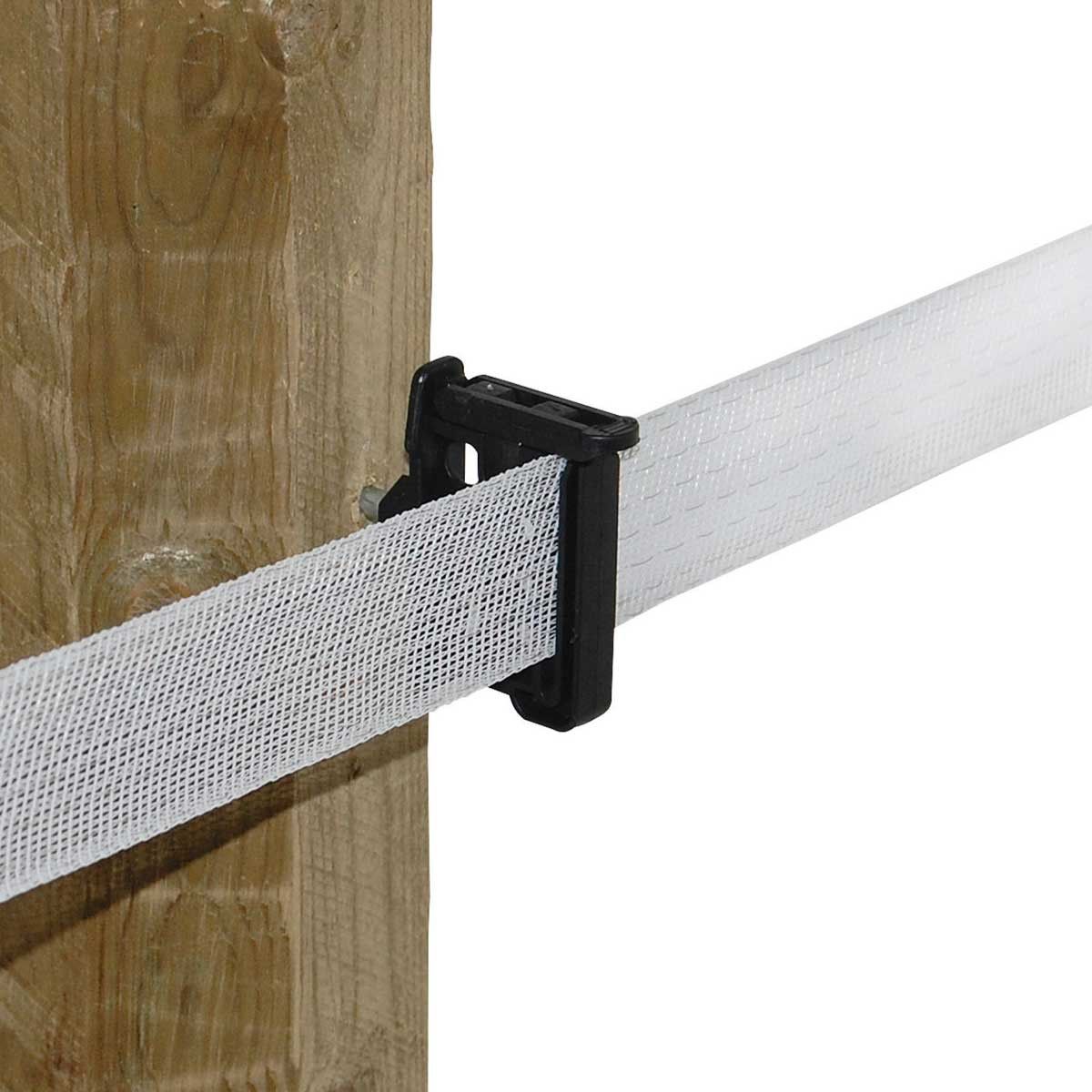 AKO Weidezaunband EconomyLine 40 mm, weiß, für kurze Zäune und Portionsweiden