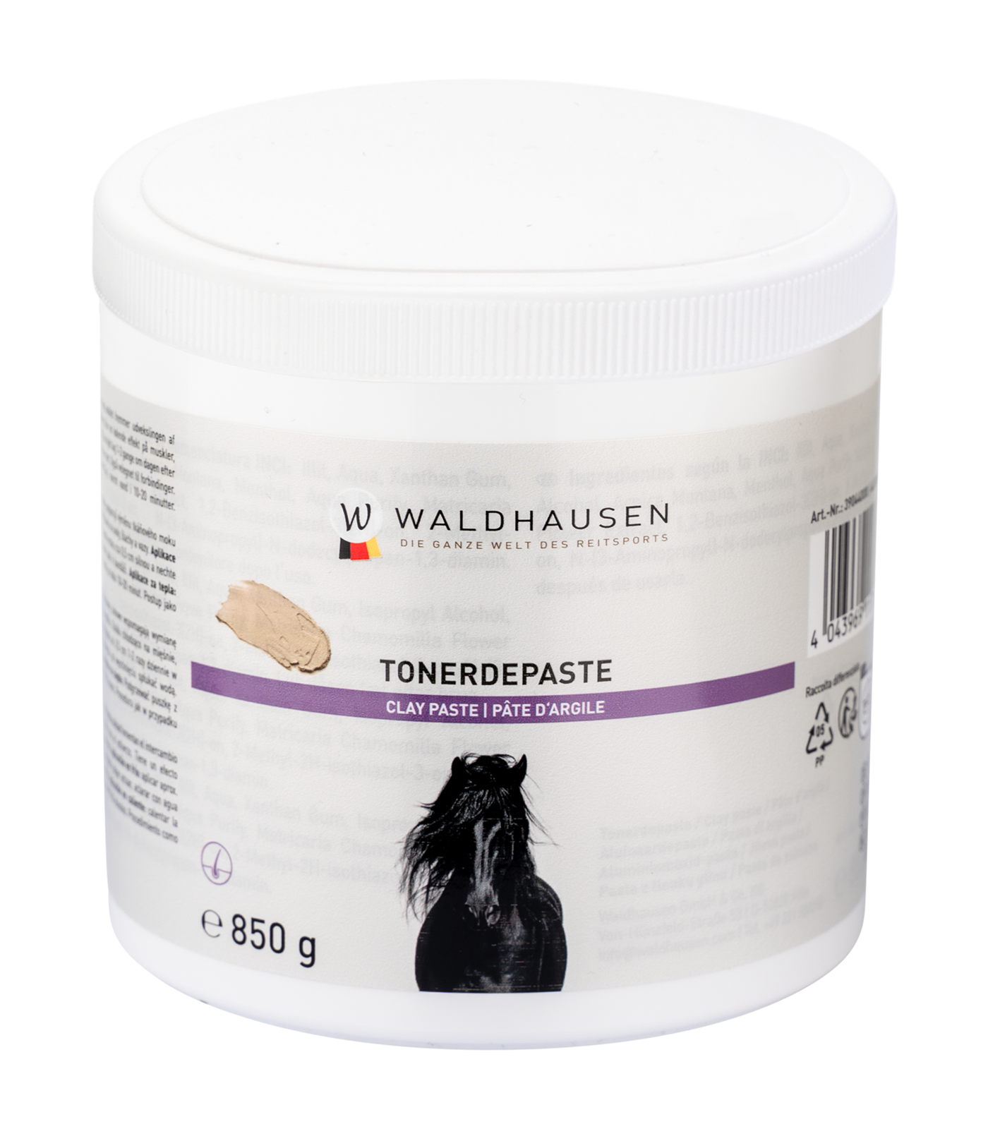 Waldhausen Relex Lerpasta, grön med örter, för senor och leder, 850 g