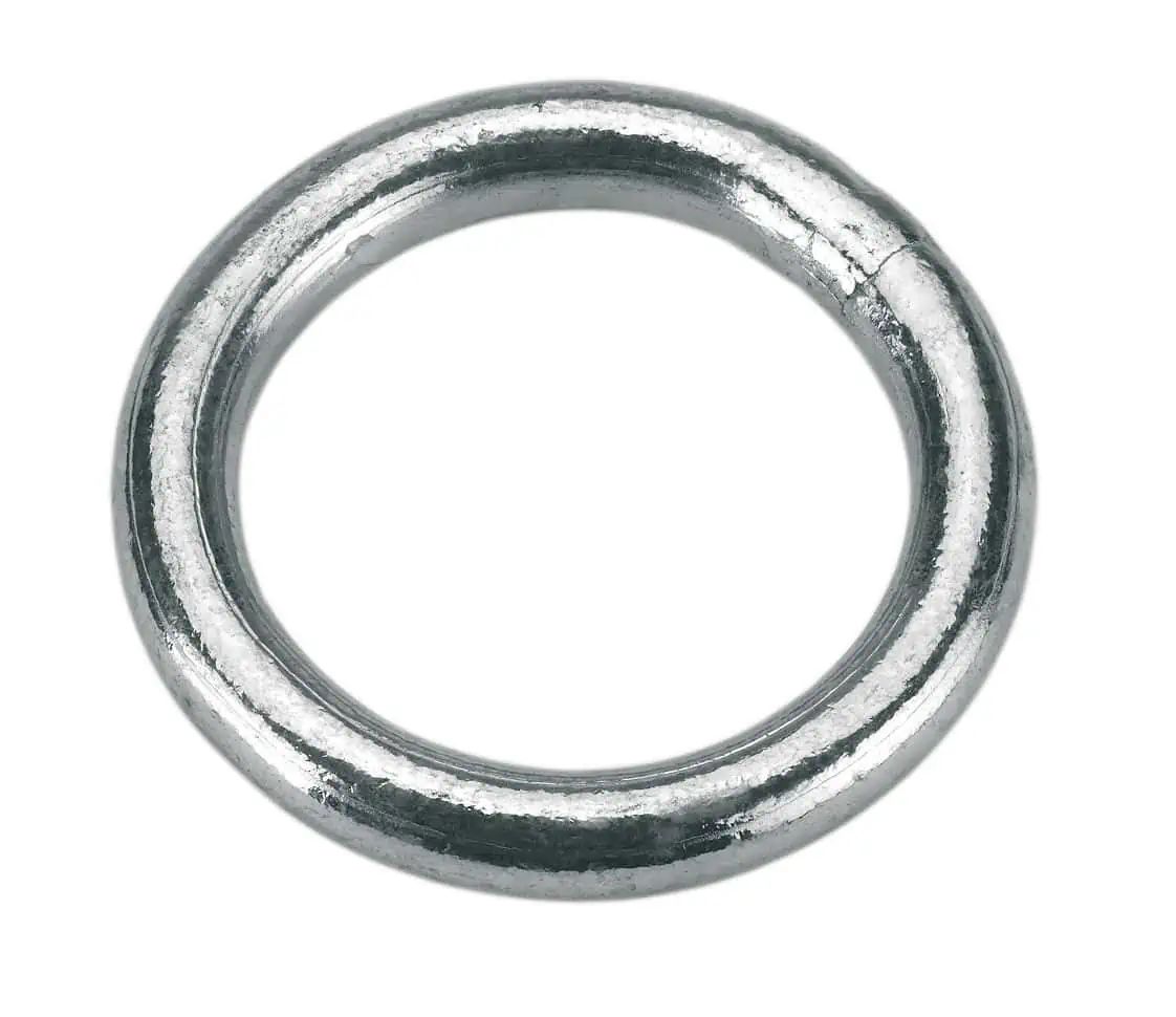 Kerbl Ring Galvanized, Pack of 3 - Tethering Ring for Cattle