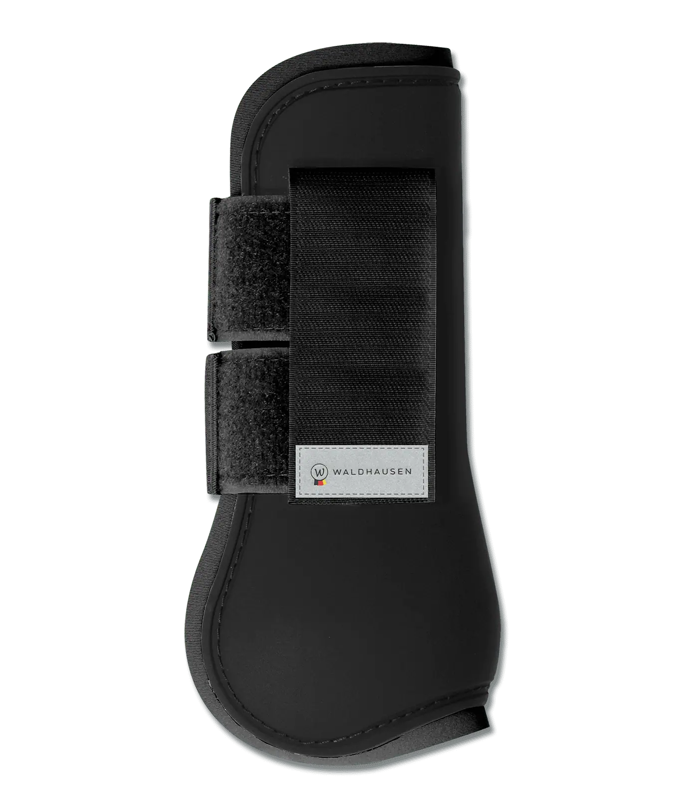 Protège-tendons Basic Waldhausen, coque rigide, scratch, la paire, noir, FULL