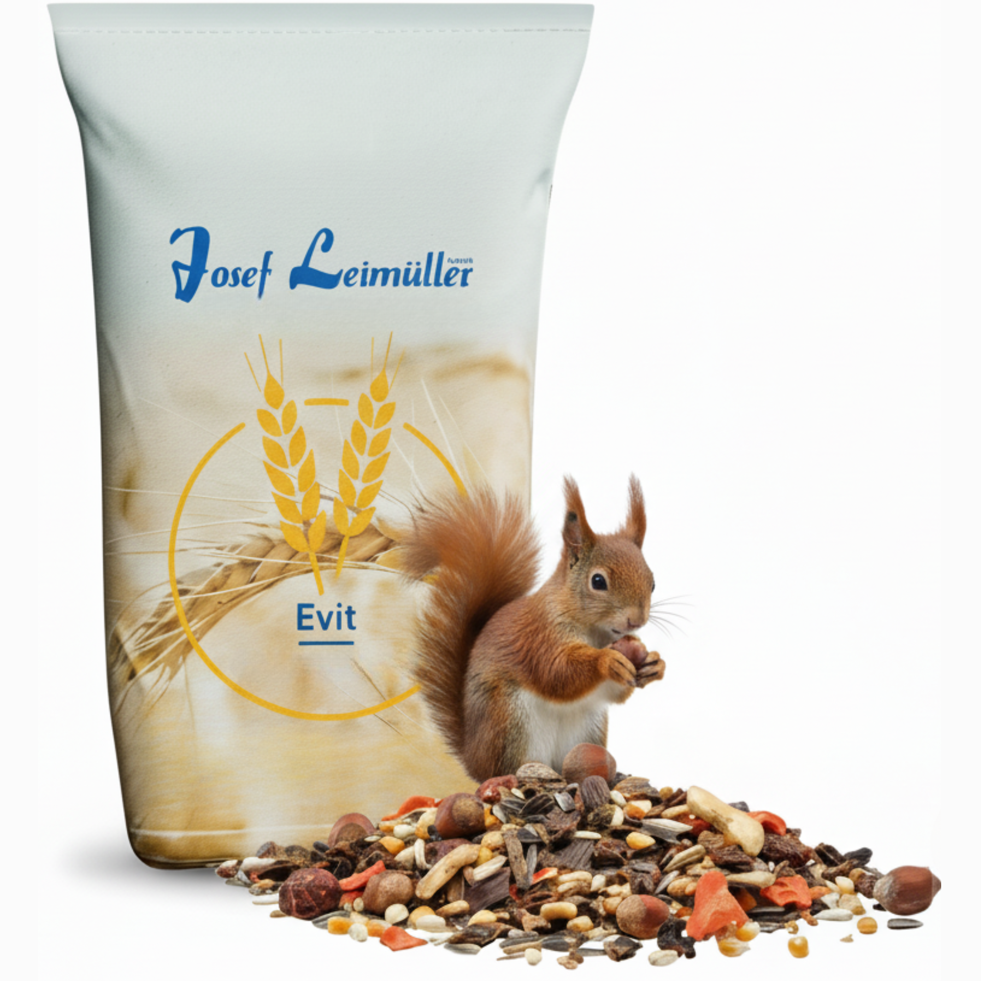 Nourriture spéciale pour écureuils Leimüller, emballage