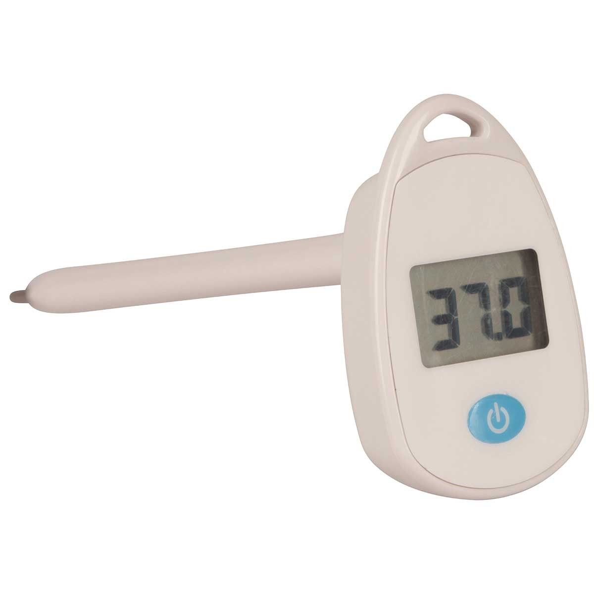 Kerbl digital termometer för stora djur, 14 cm sond, display
