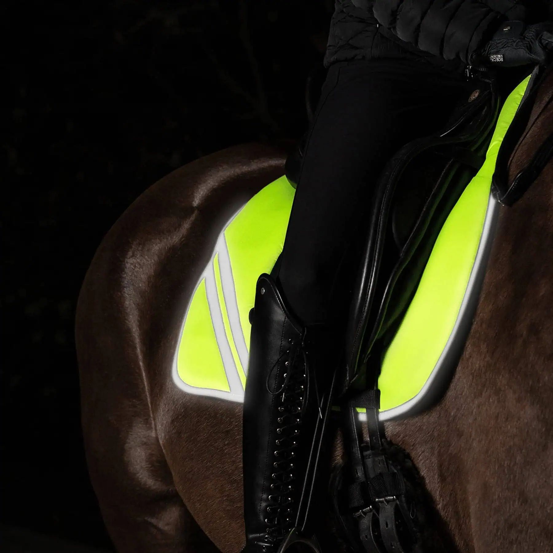 Waldhausen Șabrac REFLEX, galben neon, mărime universală, în utilizare