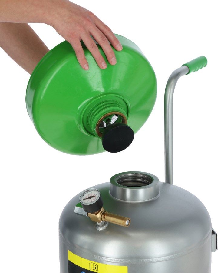  propane, Flüssiggasbehälter, Druckanzeige, grüne Flasche, Ventilgriff