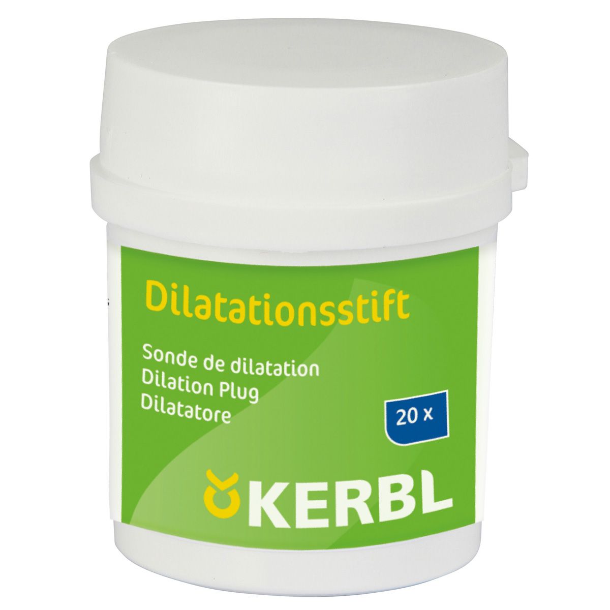 Kerbl Tőgytágító stift, megerősített gyapjúszállal 5,5 cm, 20 db, csomagolás