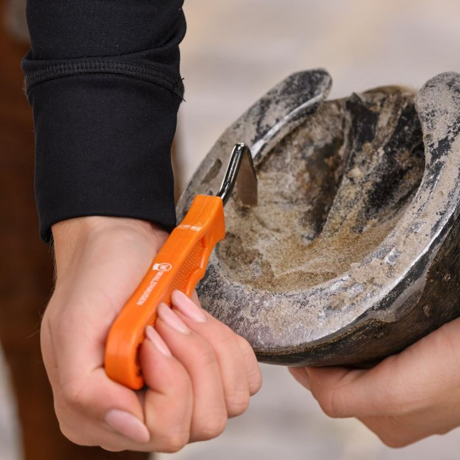 tile, grinder, stone, hand tool, orange handle