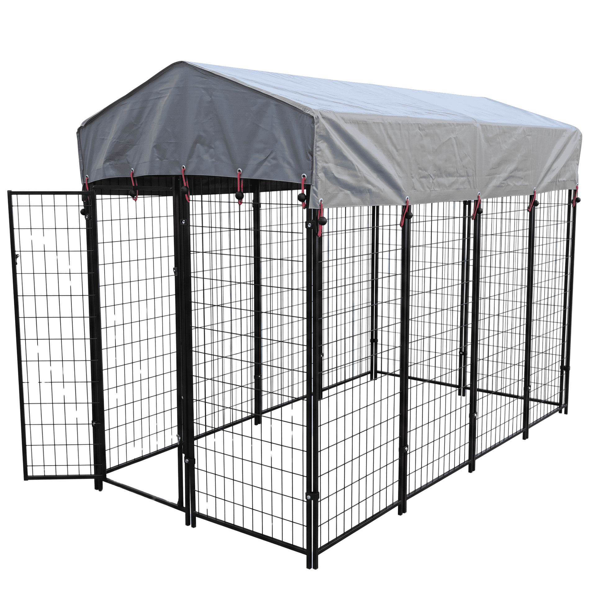 Agrarzone Outdoor Dog Run XL with Cover, 243x122x183 cm