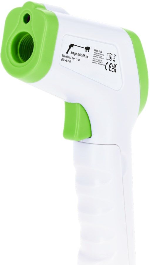 Thermometer, Waffe, Infrarot, Handgerät, Grün-Weiß