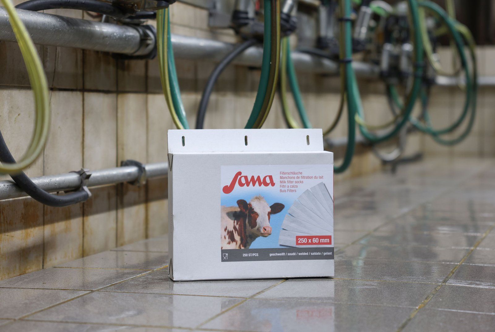 Kerbl Sana Milk Filter Fleece Welded 57/60 mm, 75 g/m², food-safe, 250 mm