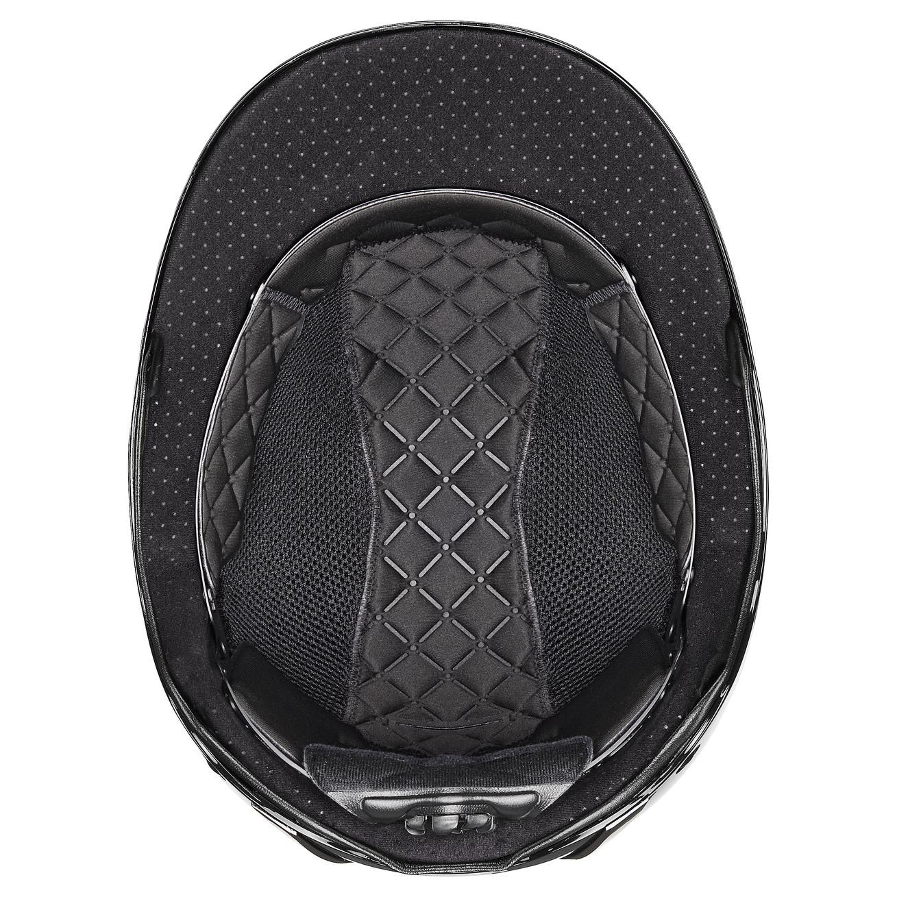 casque d'équitation uvex exxeed ultimate, noir brillant, vue intérieure