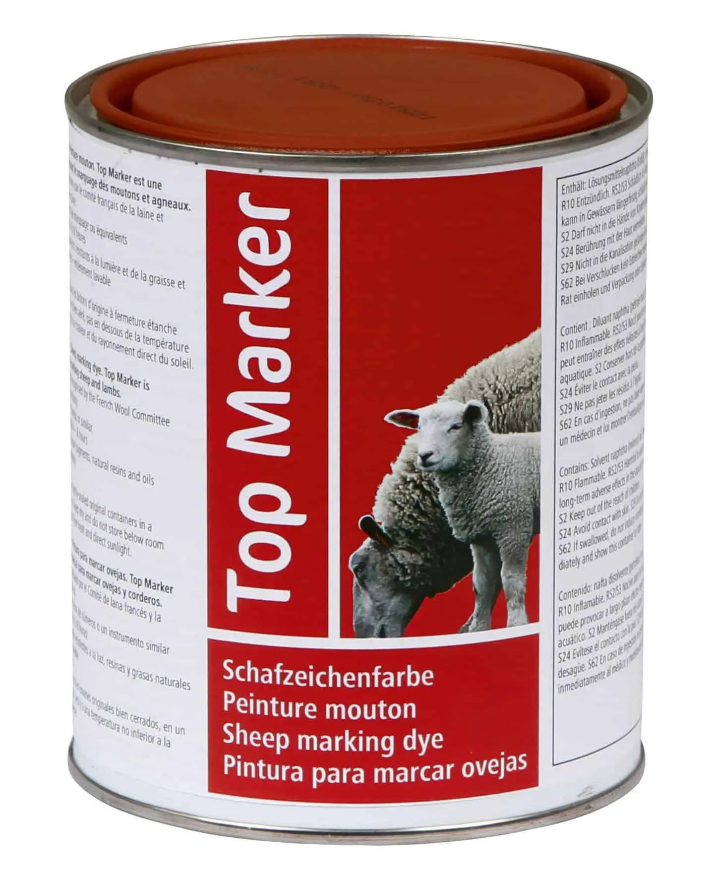Kerbl TopMarker Fårskyltfärg för märkning av lamm och får, snabbtorkande, förpackning