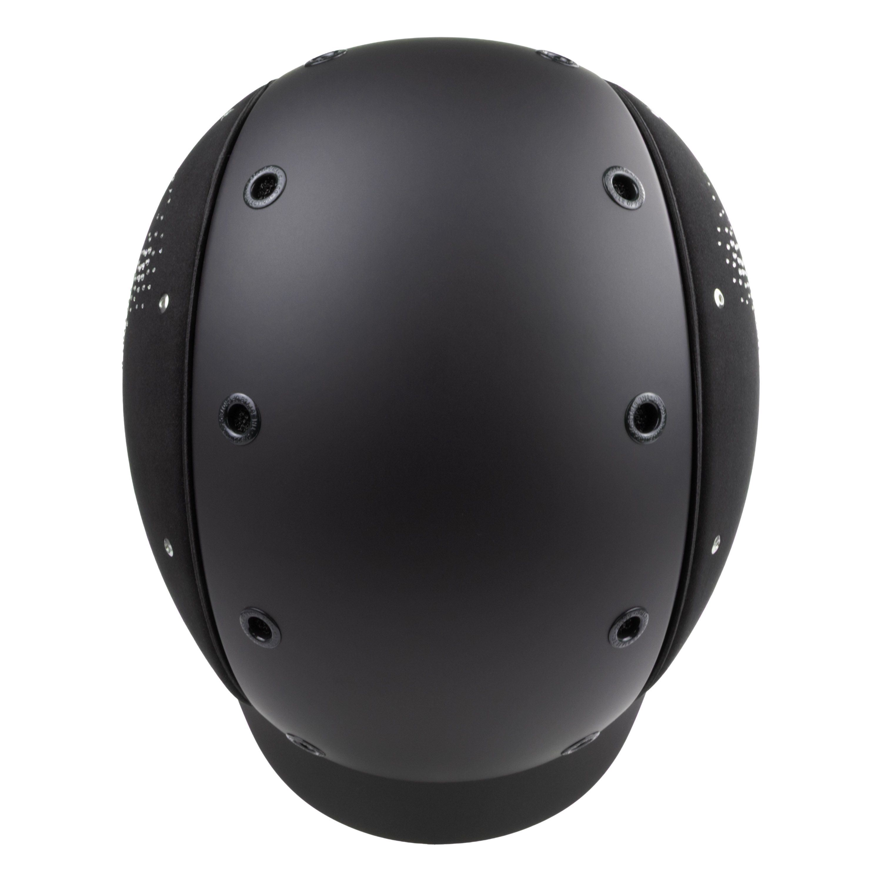 Casco Champ Nova Shade casque d'équitation noir cristal, vue arrière