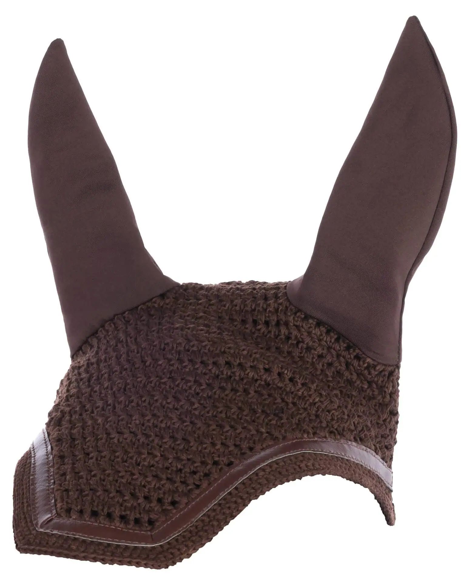 Covalliero Mască de Muște Linea, Pony/Cob/Full, croșetată cu piele