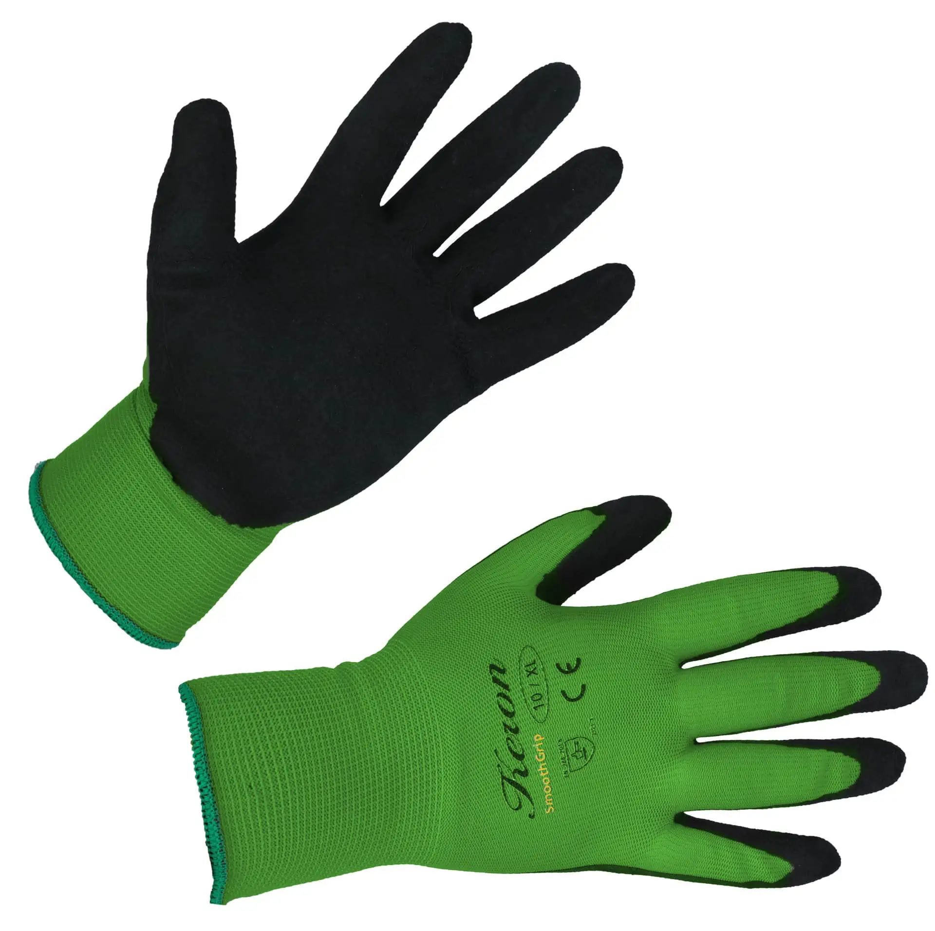 Smooth Grip green Latex foam coating