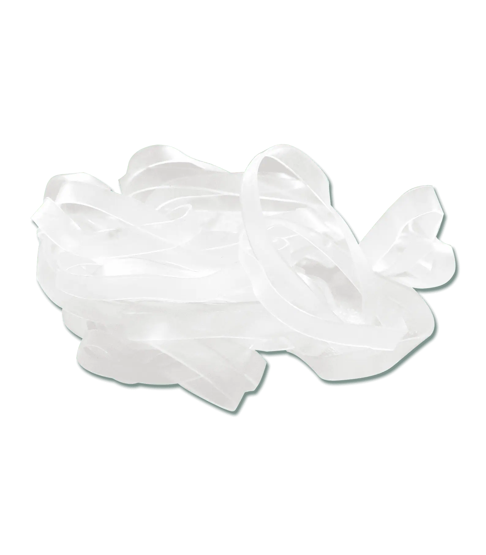 Waldhausen Élastiques pour crinière, silicone, sachet 50 g, transparent