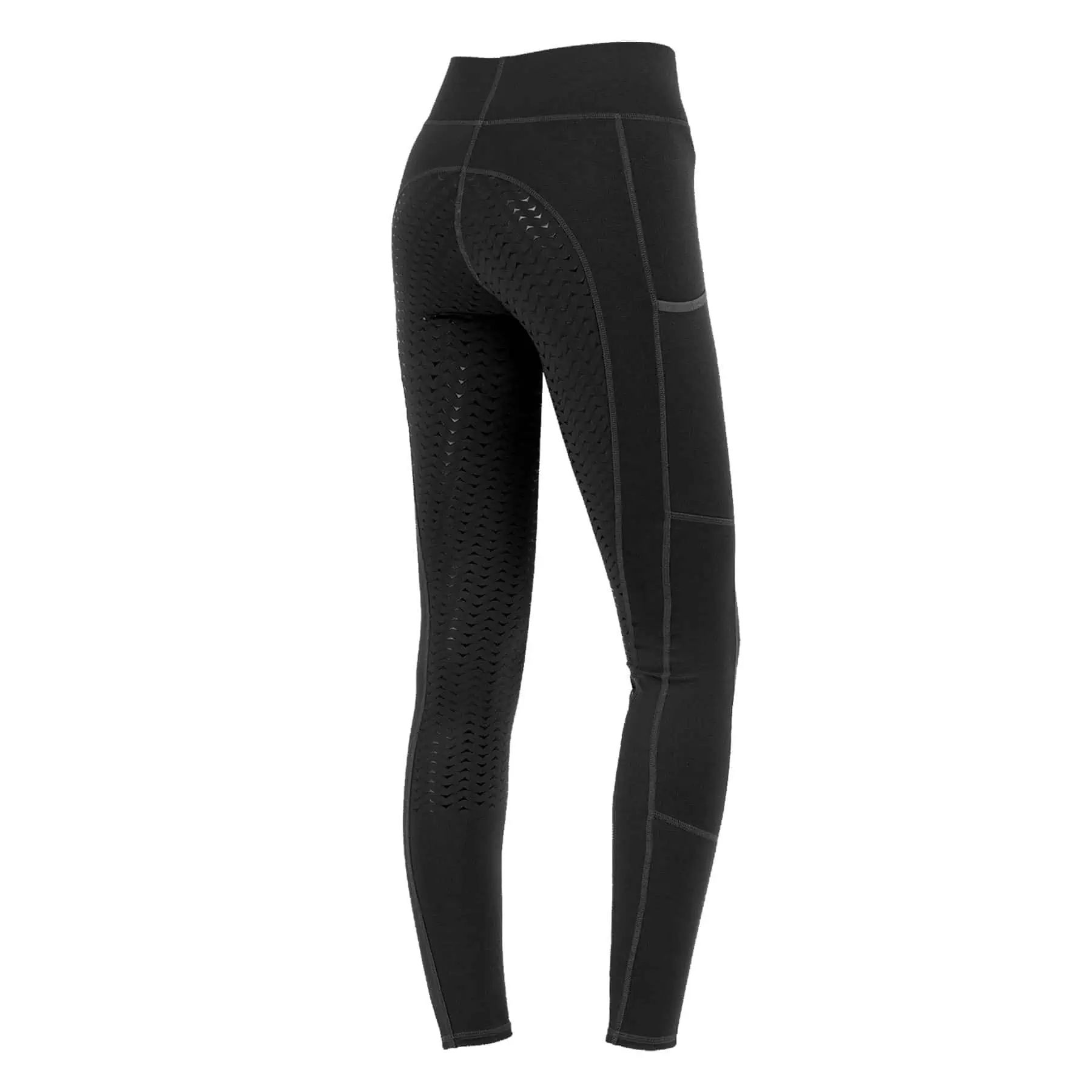 ELT Reitleggings Ella mit Silikon-Vollbesatz, atmungsaktiv, schwarz D38