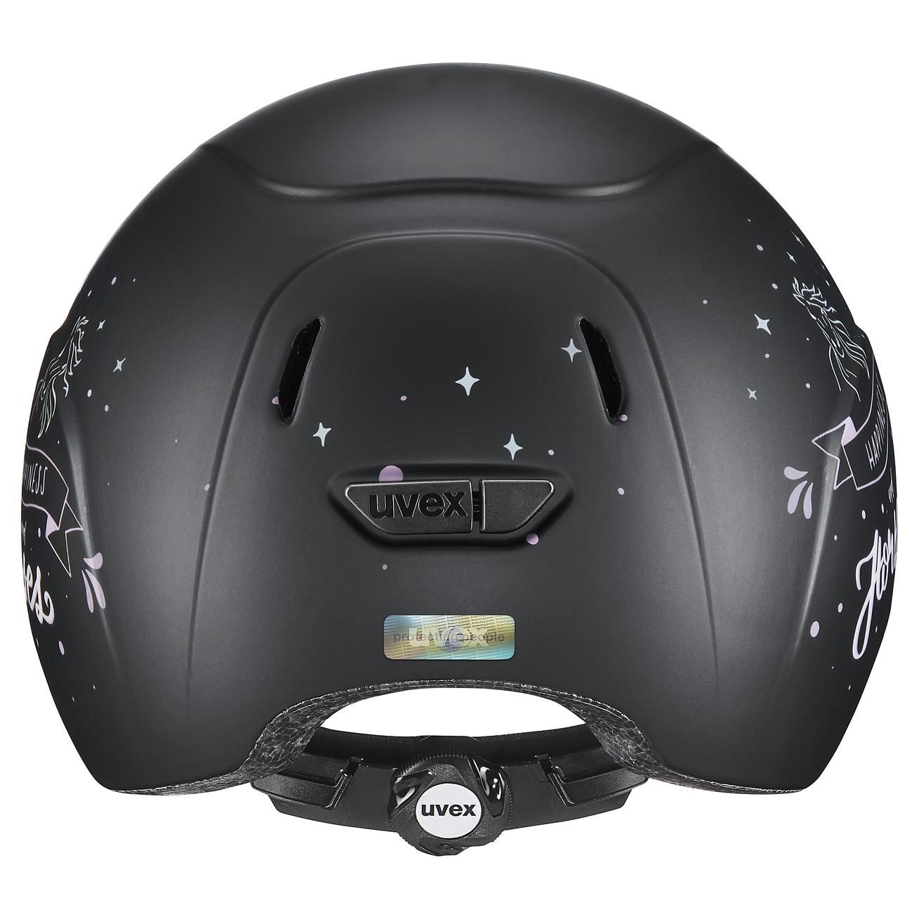 Casque d'équitation enfant uvex kidoxx happyhorse mat, 49-54 cm, vue arrière