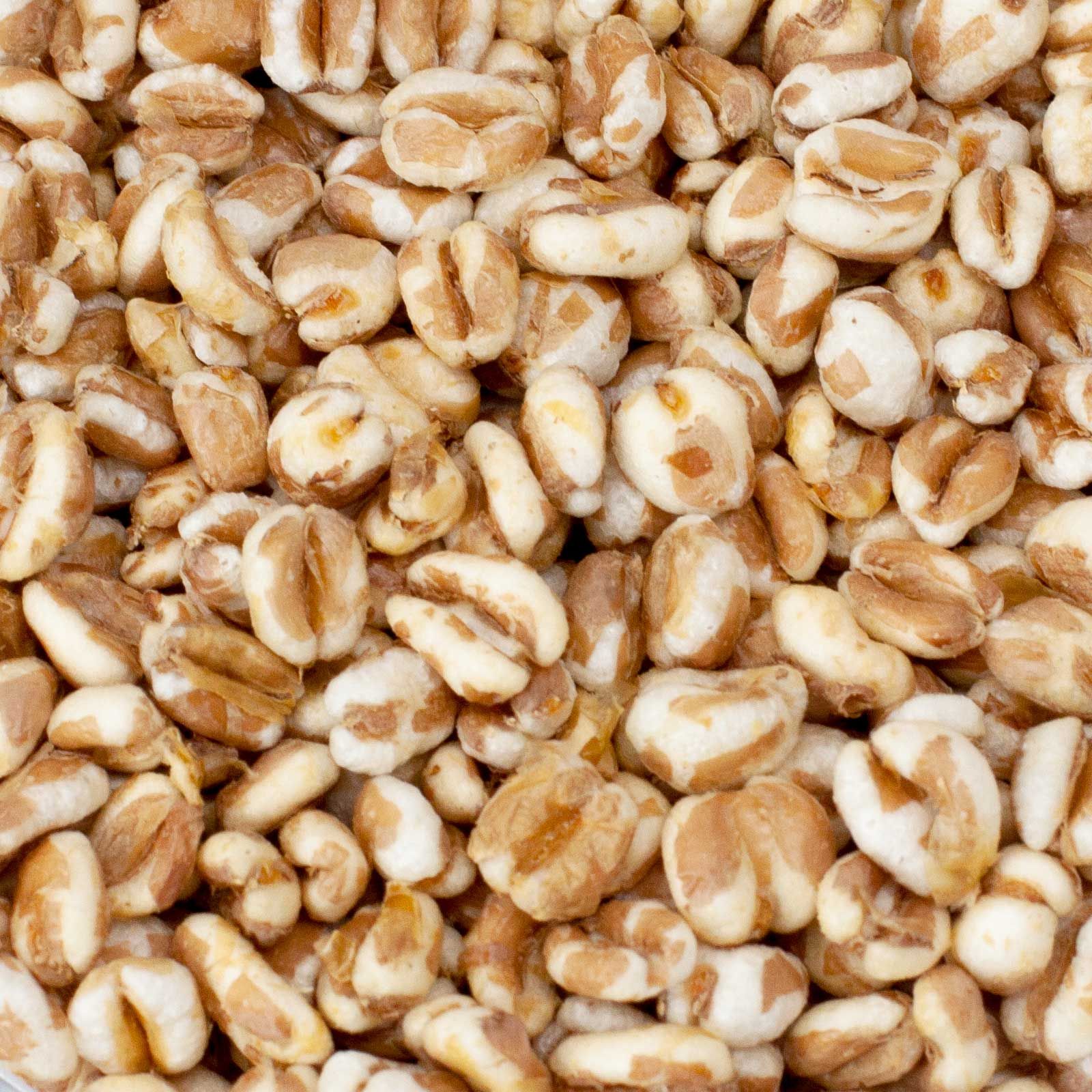 Gros plan de grains de céréale clairs et décortiqués