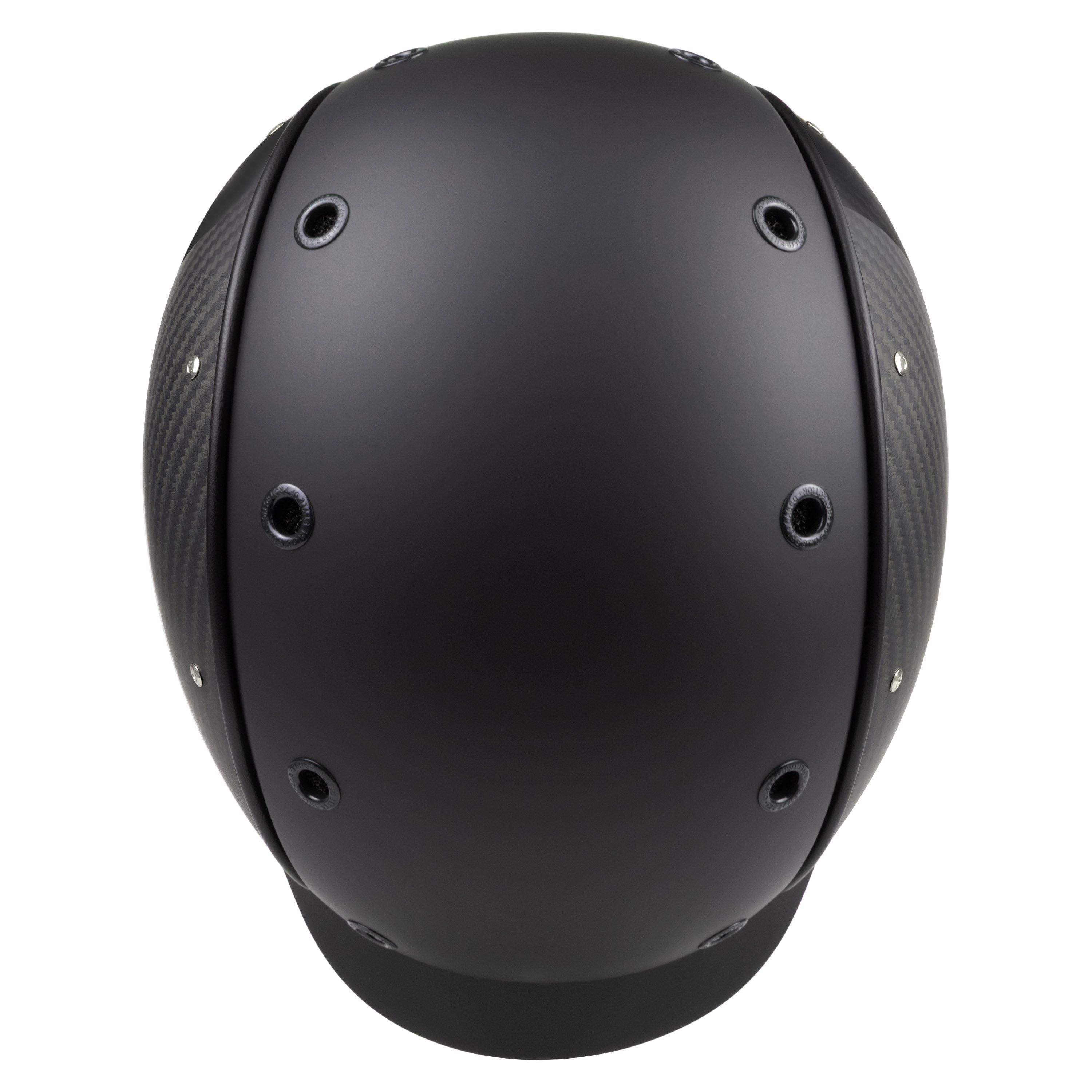 Casco Champ Split Carbon casque d'équitation noir carbone, vue arrière