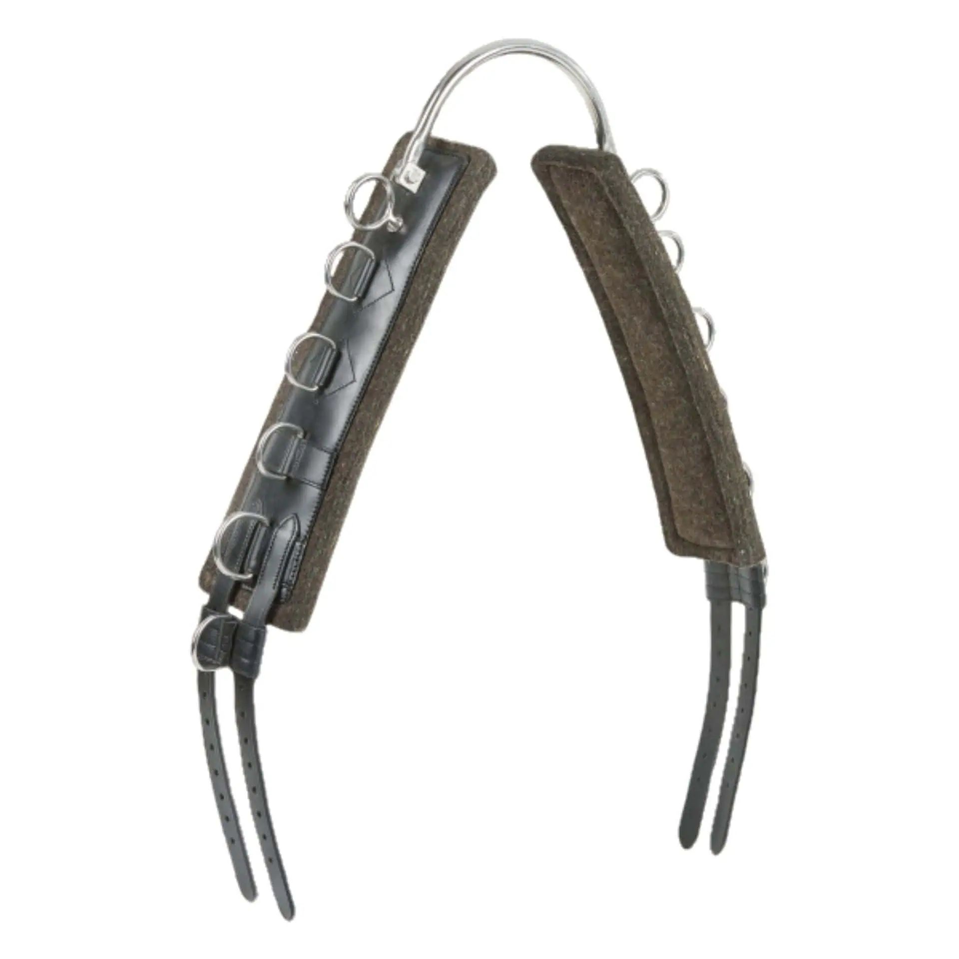 BUSSE Lunging Girth FLEX FIT black, flexible and adjustable fit