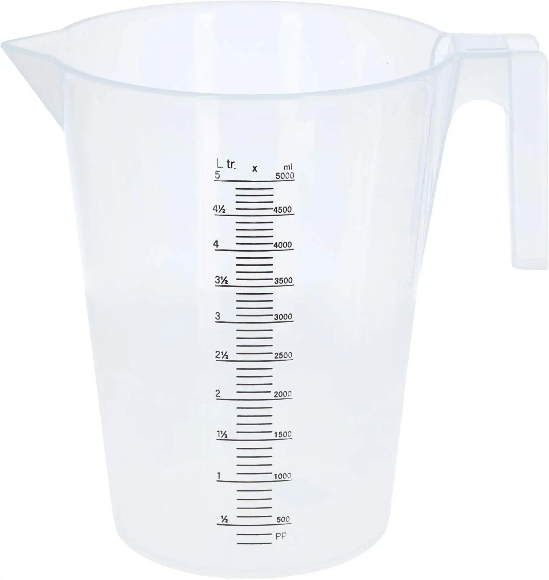 Kerbl Measuring Cup 5 L Polypropylene with Fill Scale