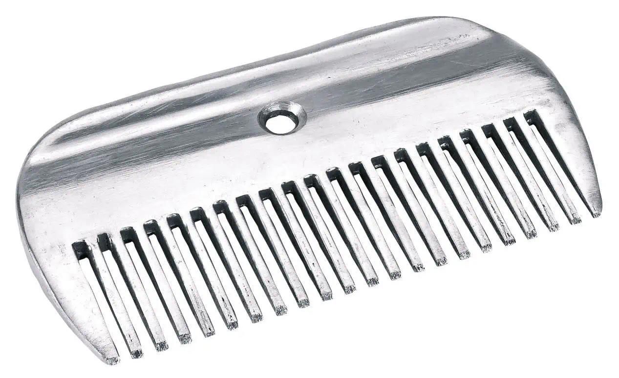 Covalliero Mane Comb Without Handle, Aluminium, 10 cm