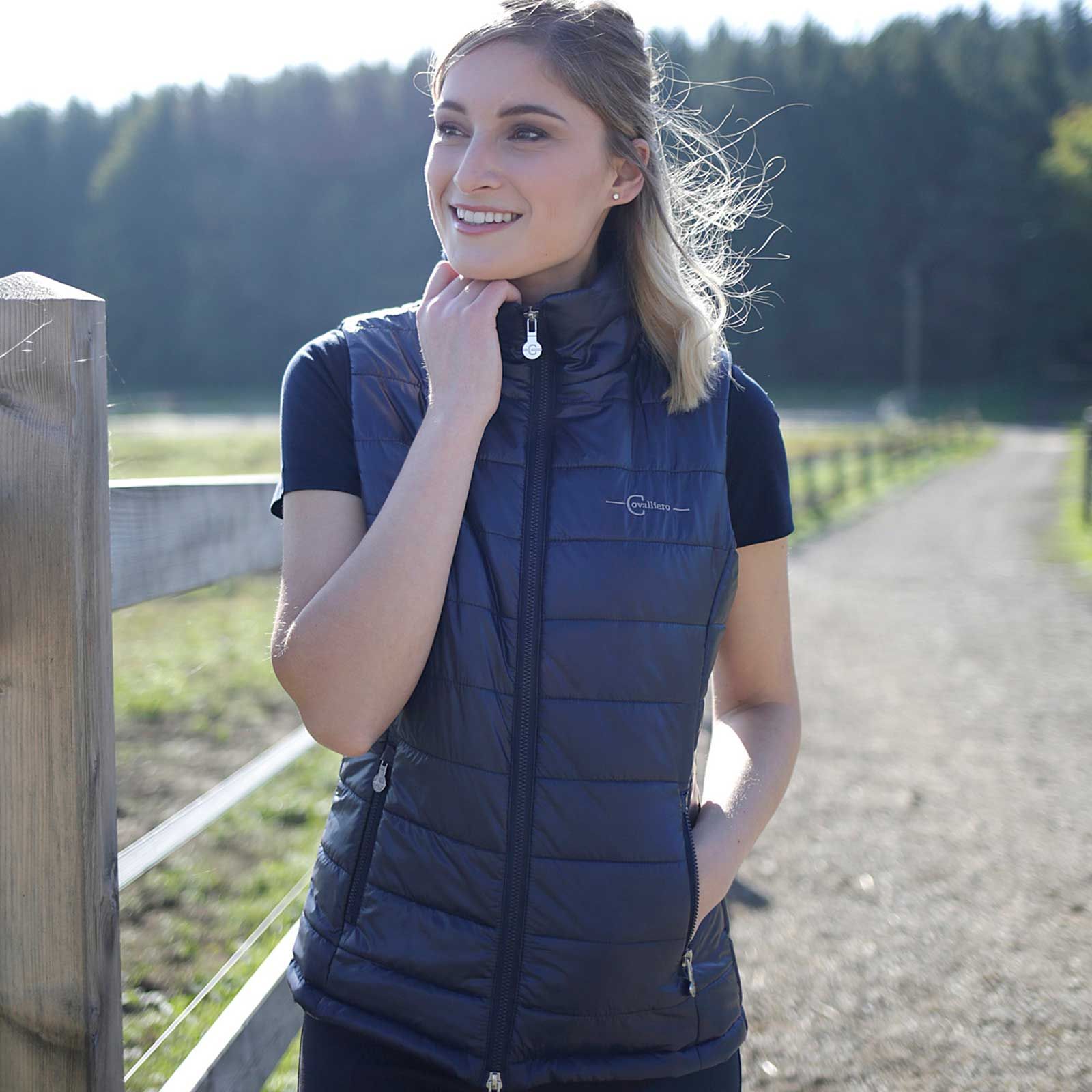 Covalliero Reitweste, Freizeitweste, im Einsatz