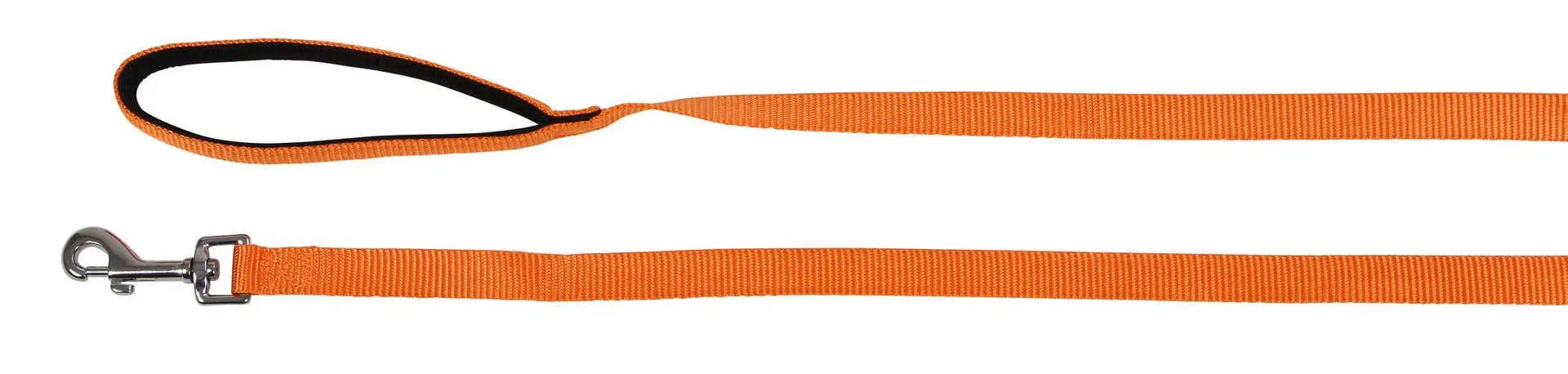Kerbl Miami Tracking Leash with Soft Grip, Orange, 10 m x 20 mm, loose product