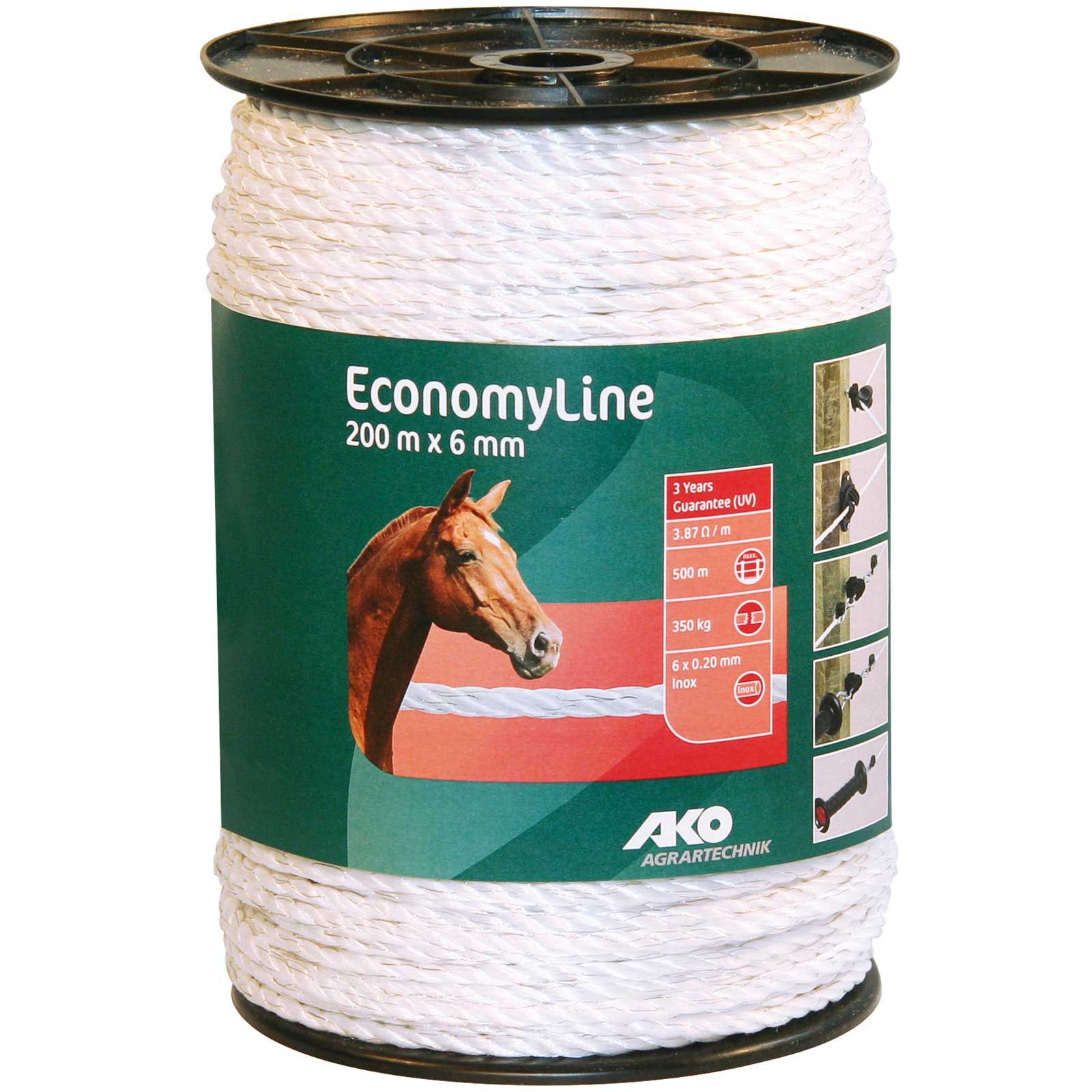 Buy Ako Pasture Fence Rope EconomyLine 200m / 500m white