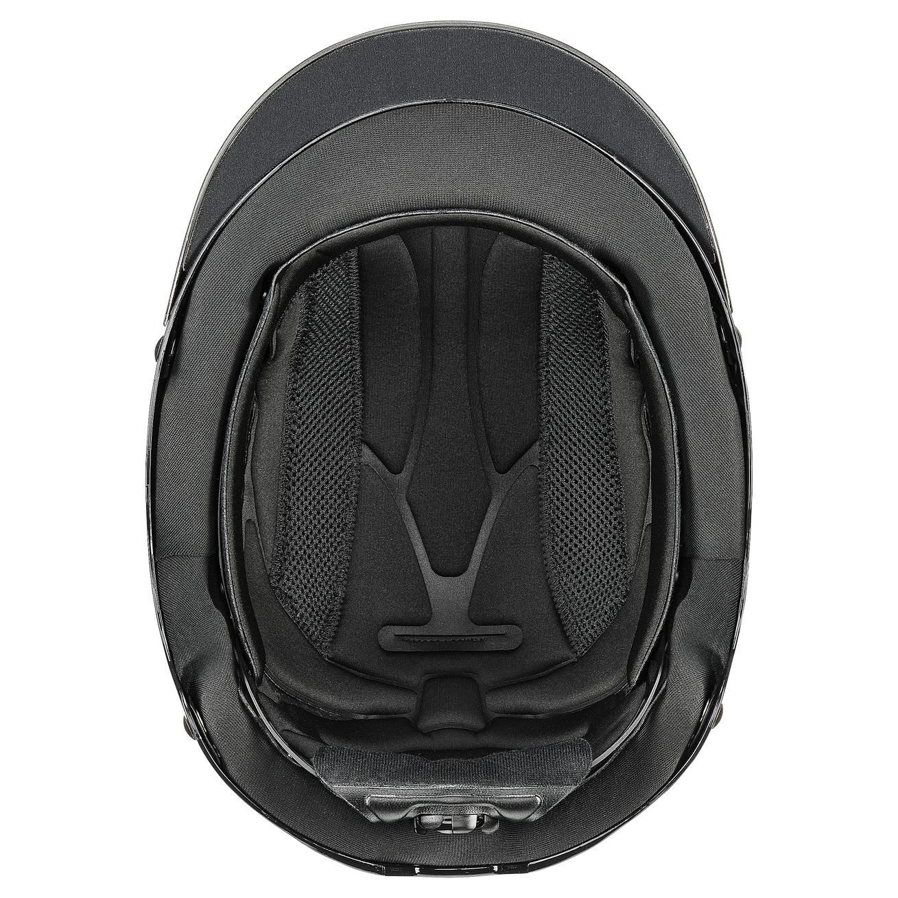 uvex Reithelm perfexxion III shiny – Sicherheit & Stil im Klavierlack-Look, schwarz glänzend L-XL