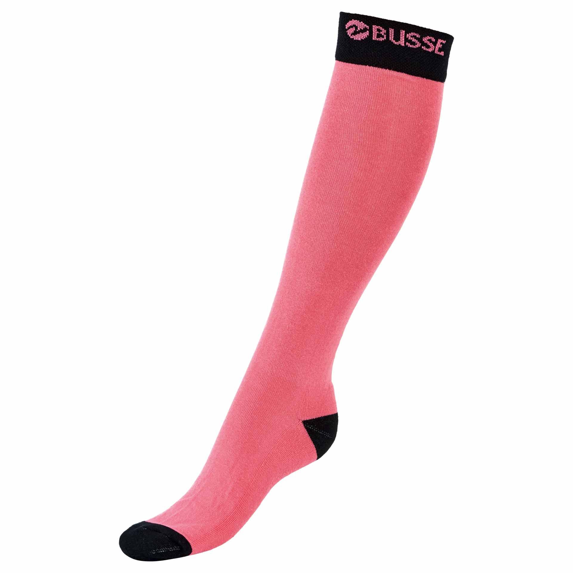 BUSSE Socken TRENDY 31-34 coral/black