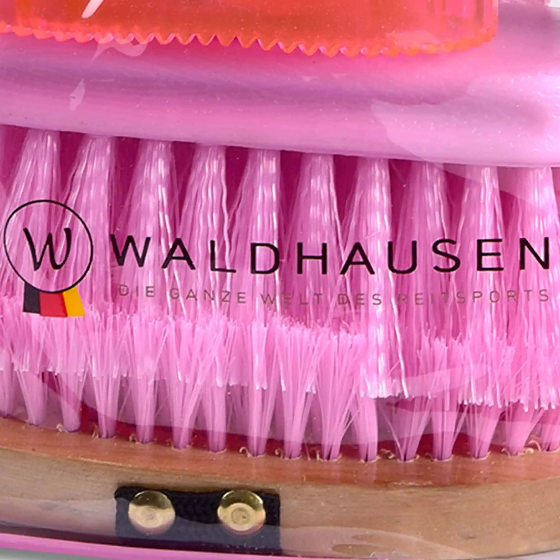 Waldhausen Putzset im Klarsicht-Rucksack, 6-teilig, transparent, pink
