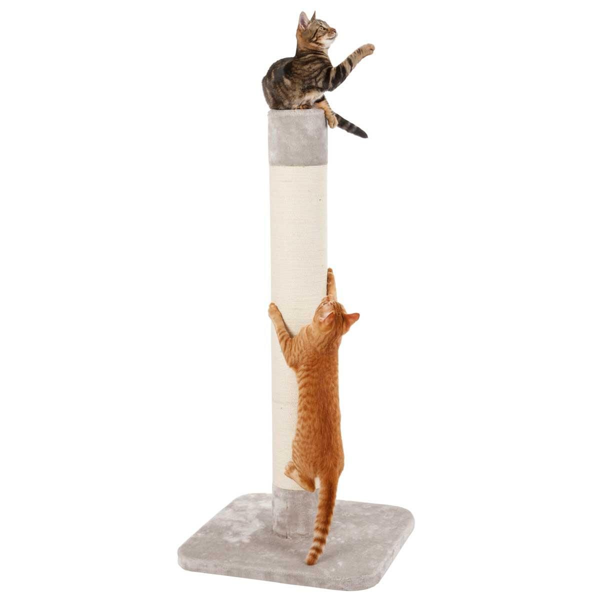 Kerbl Colonna graffiante Opal Jute, 119 cm, grigio, in uso