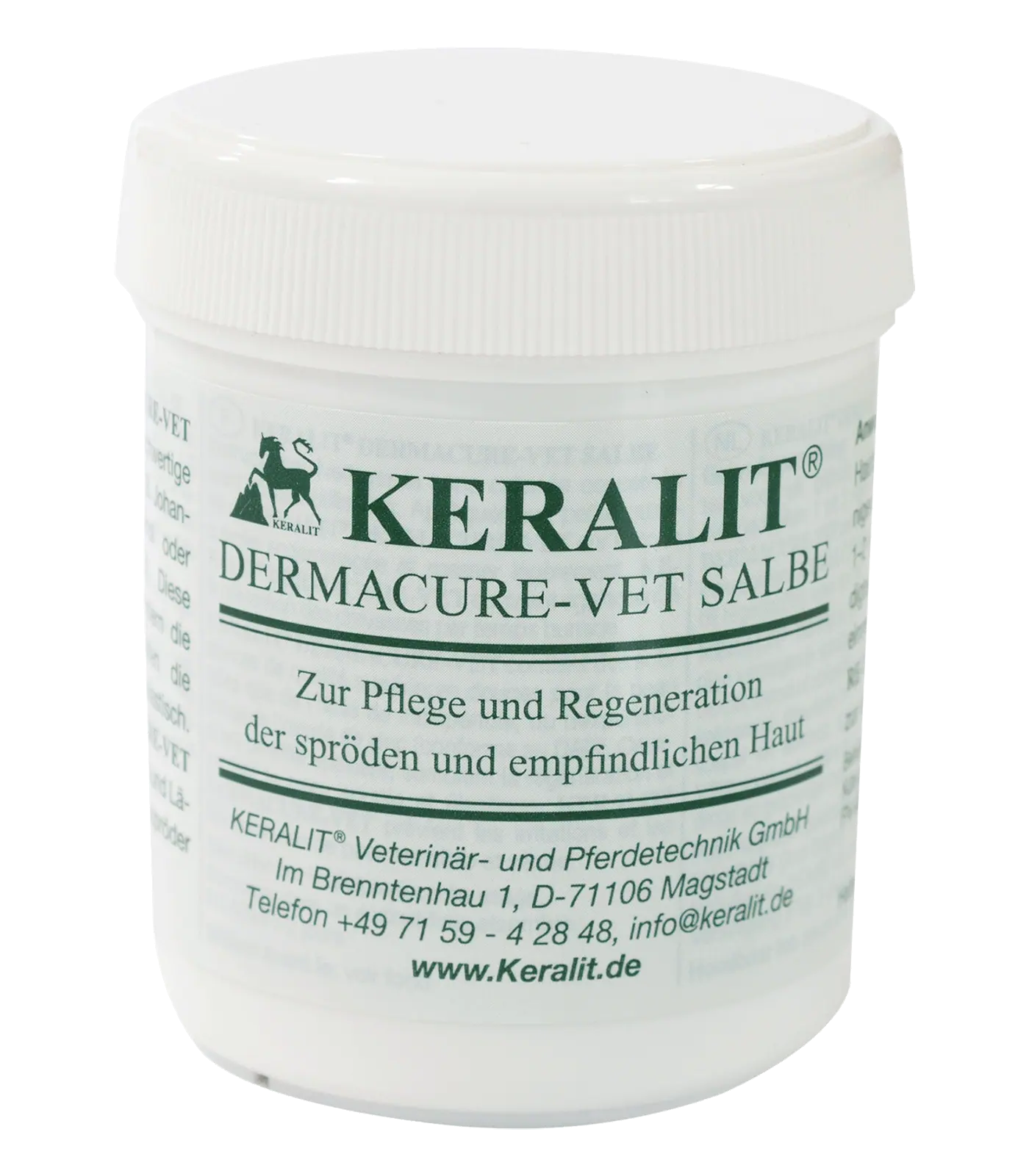 Keralit Dermacure Salbe für Pferde, 130 ml, Hautpflege bei Mauke