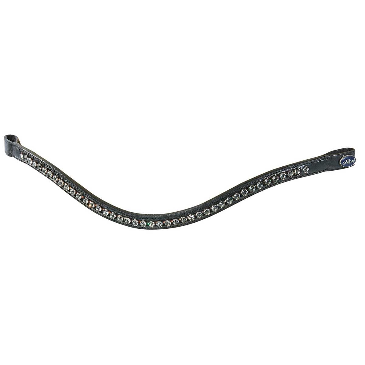BUSSE SOLIBEL tränsbröst LUXURY svart-vit/rhinestone-grå COB
