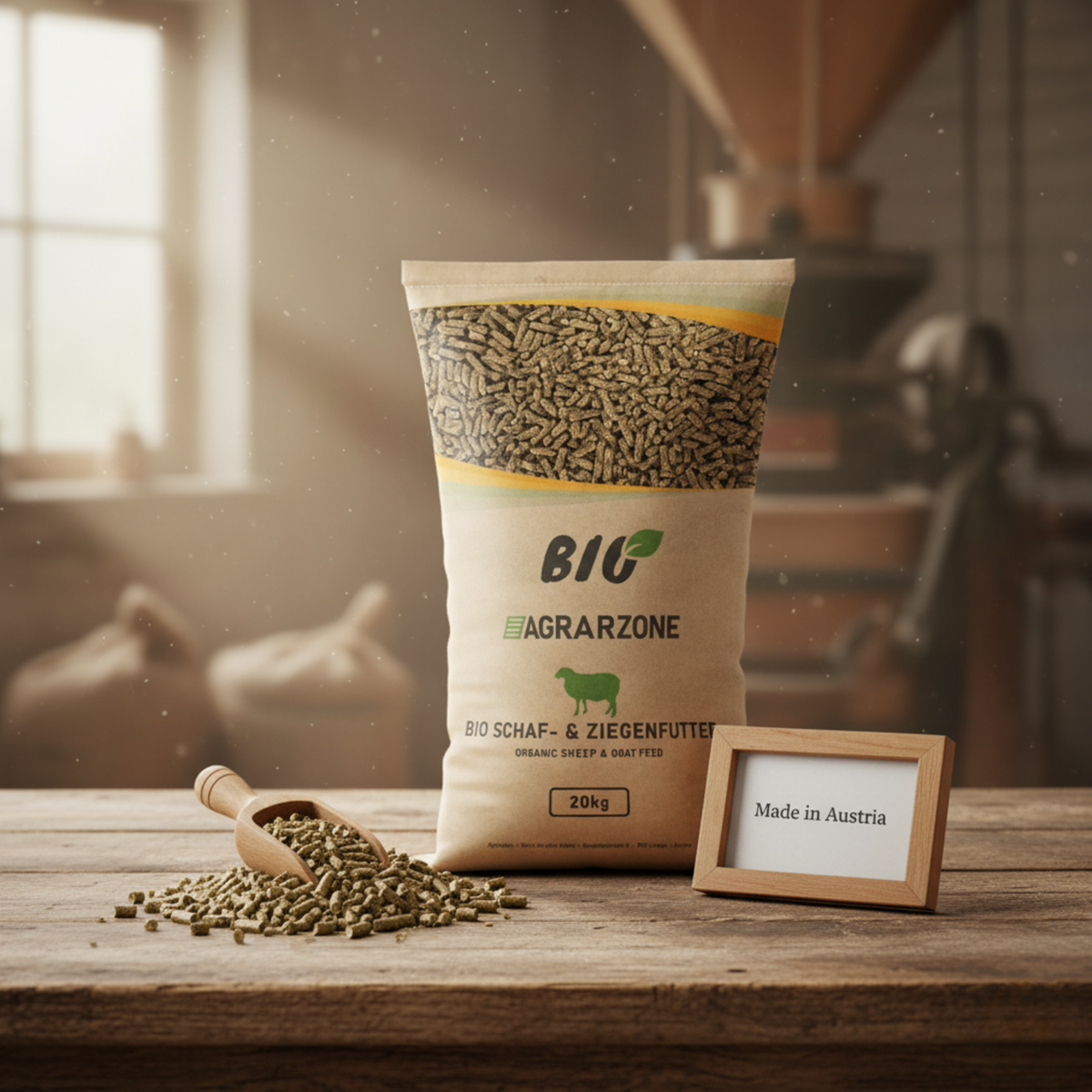Agrarzone BIO Mangime Biologico per Pecore e Capre Pellet 20 kg, confezione
