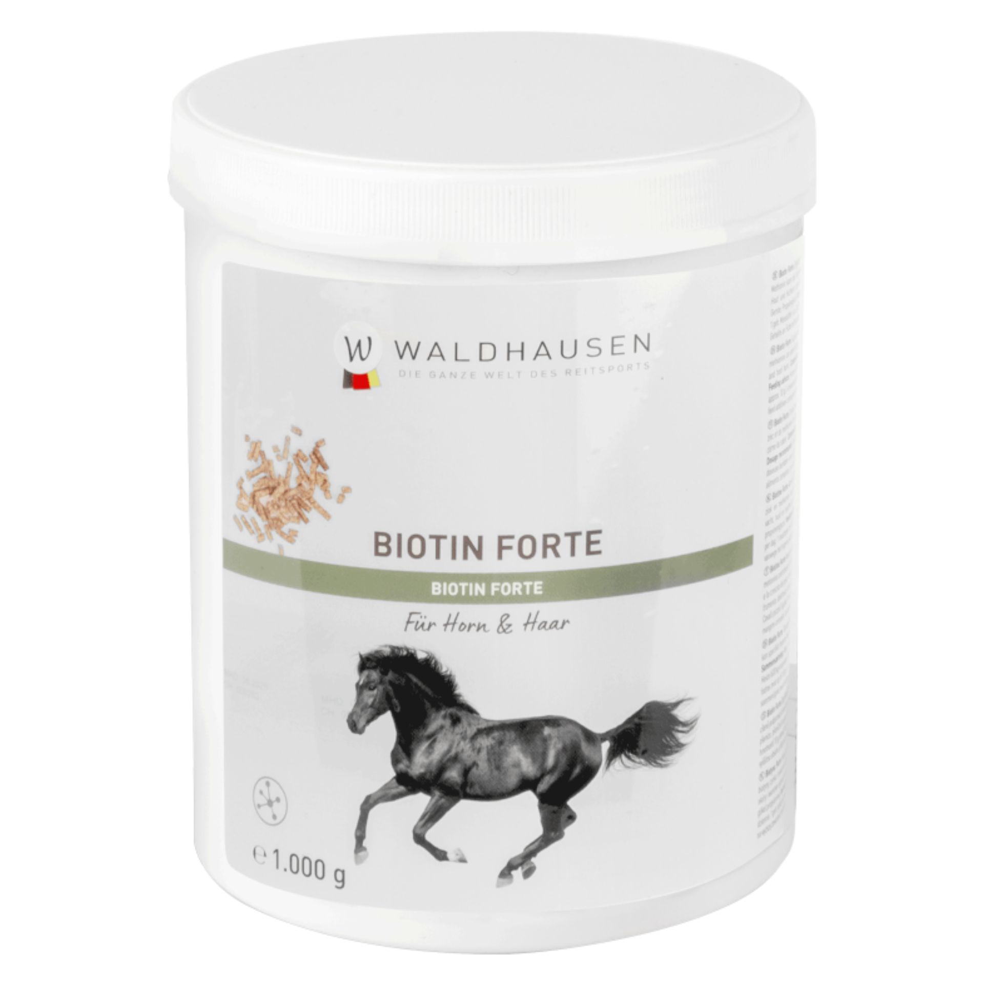 Waldhausen Biotin Forte Horse Supplement, Hoof & Coat Pellets, 1 kg