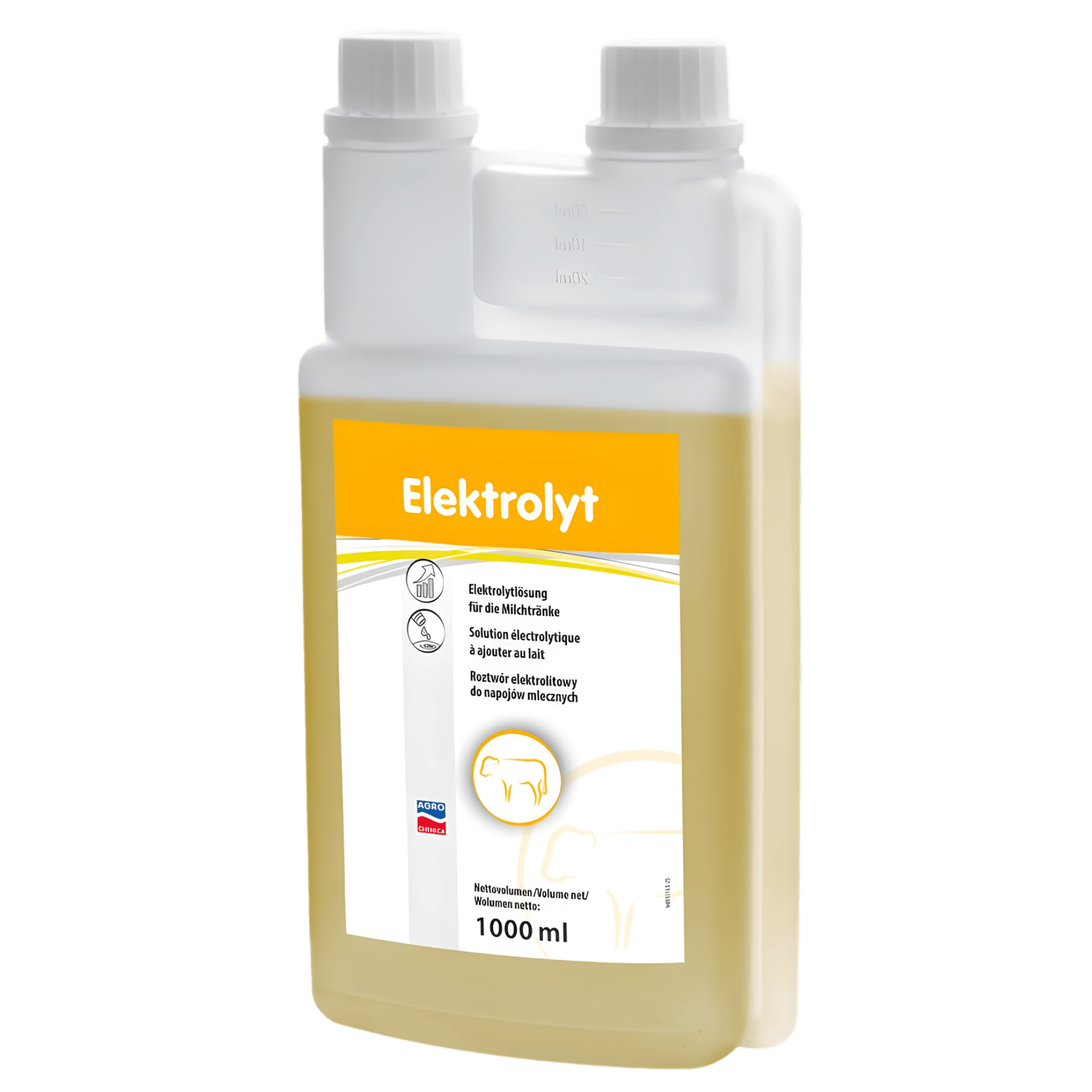 Kerbl Salyt Liquid Electroliți pentru Viței, soluție electrolitică lapte, 1 L