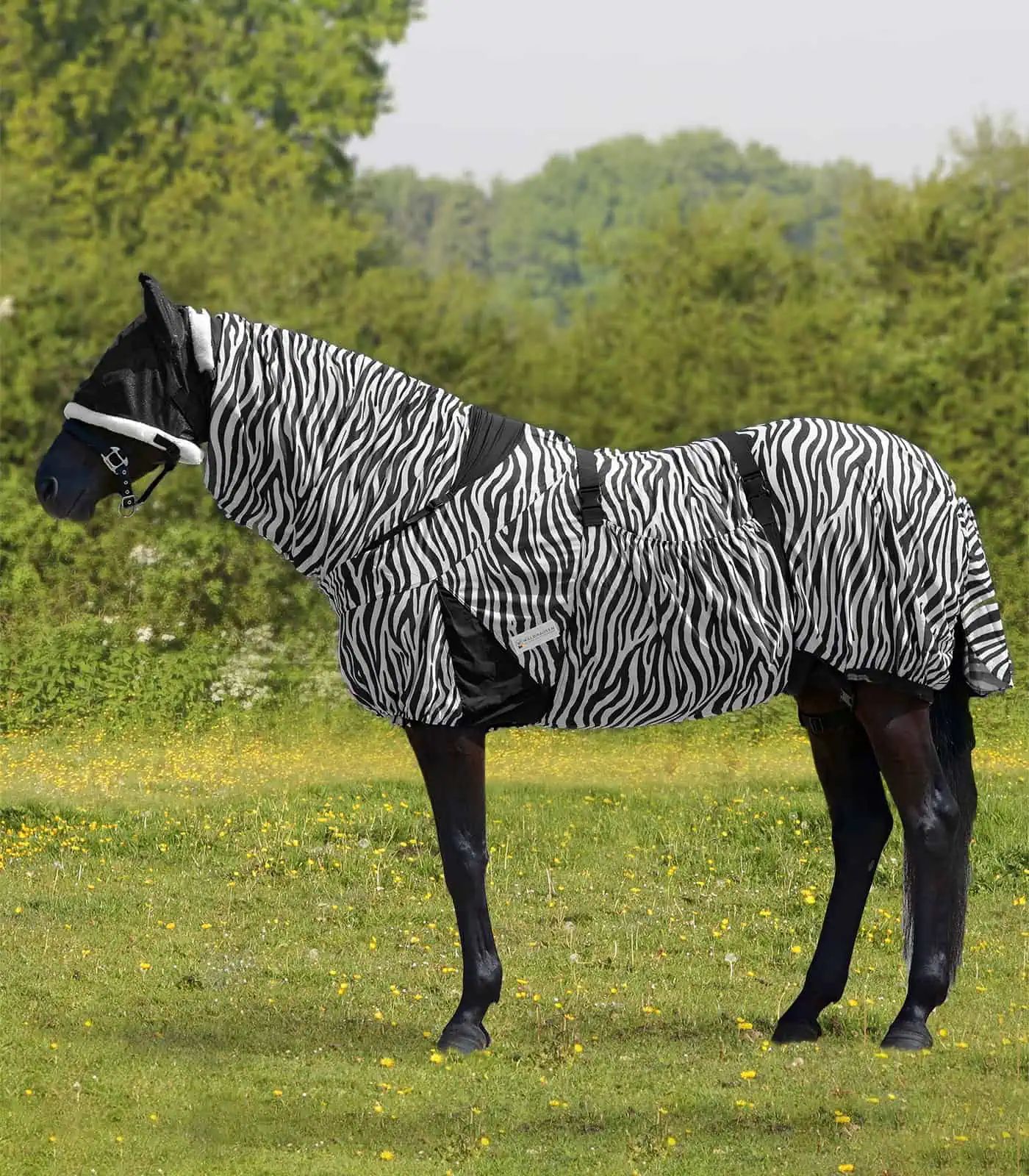 Waldhausen Pătură Eczeme Zebra 115 alb-negru