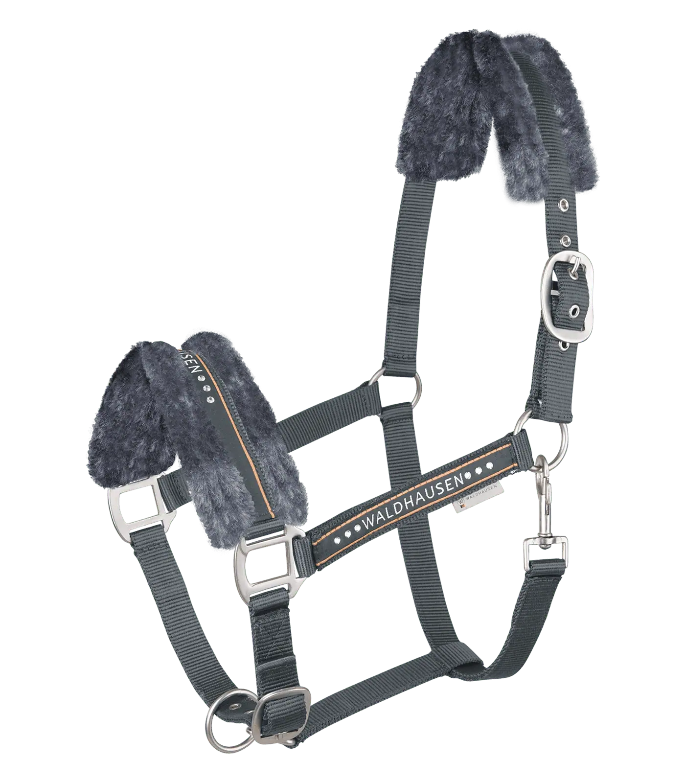 Waldhausen Licol Elegant, asphalte, Poney