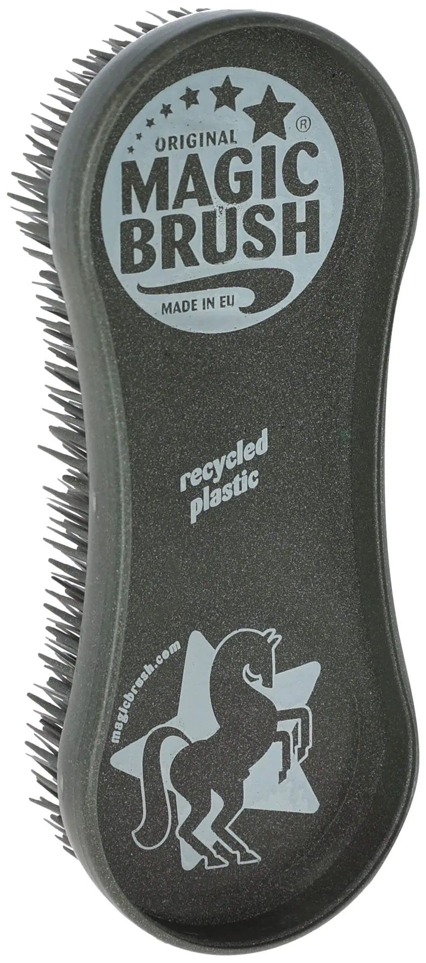 Set de brosses MagicBrush CornFlowers recyclé, 3 pièces, détail, logo