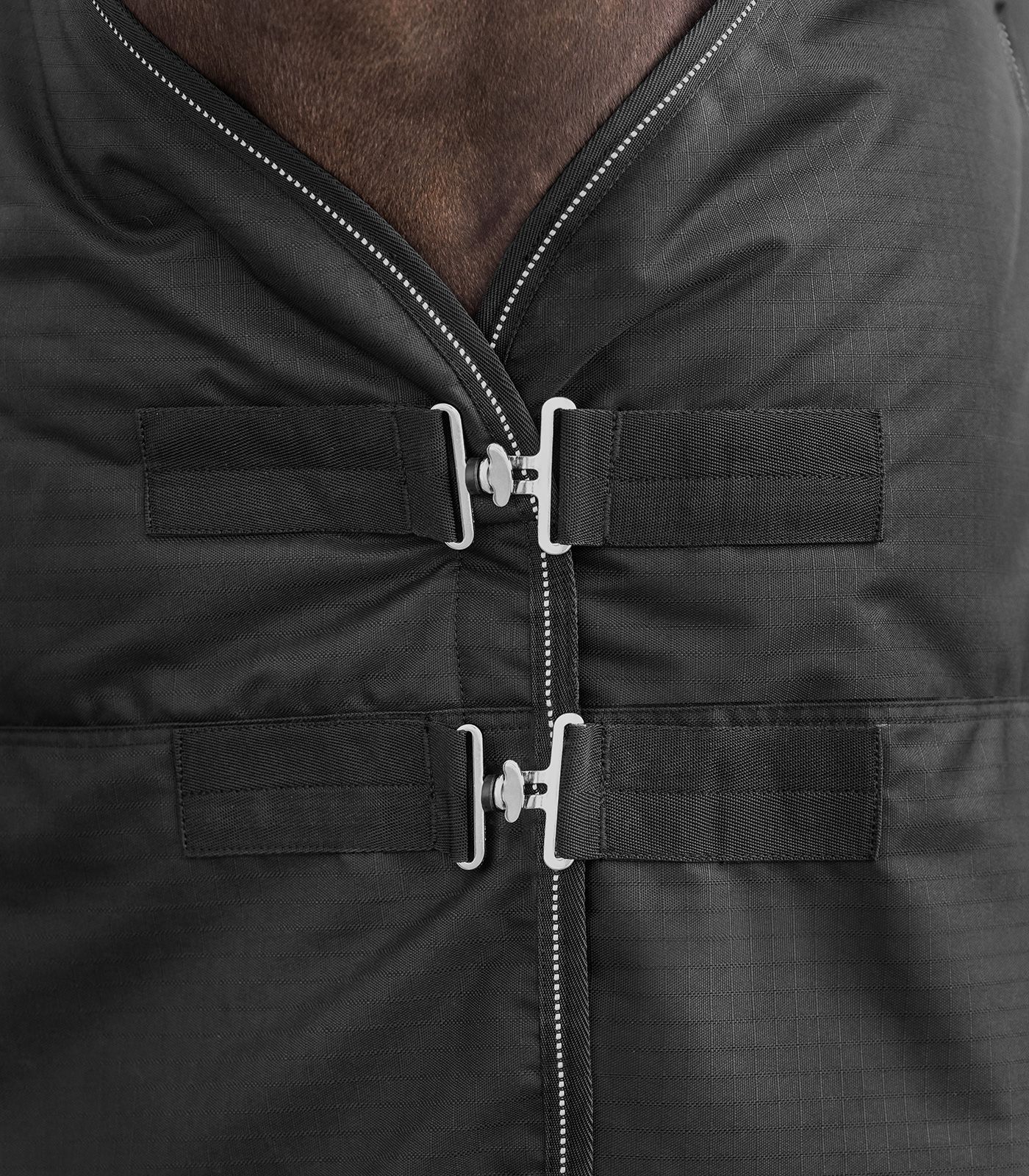 Waldhausen Outdoordecke Nordic High Neck 100 g, 600 Denier, wasserdicht, schwarz