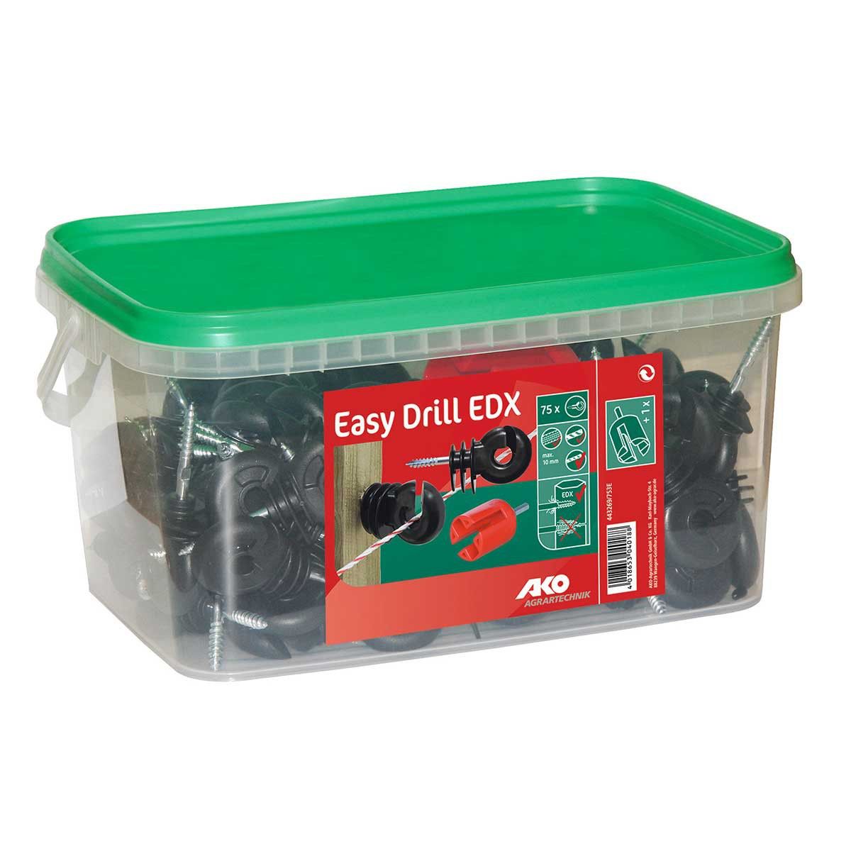 AKO Easy Drill gyűrűs szigetelő EDX, 75 db, becsavaróval, csomagolás