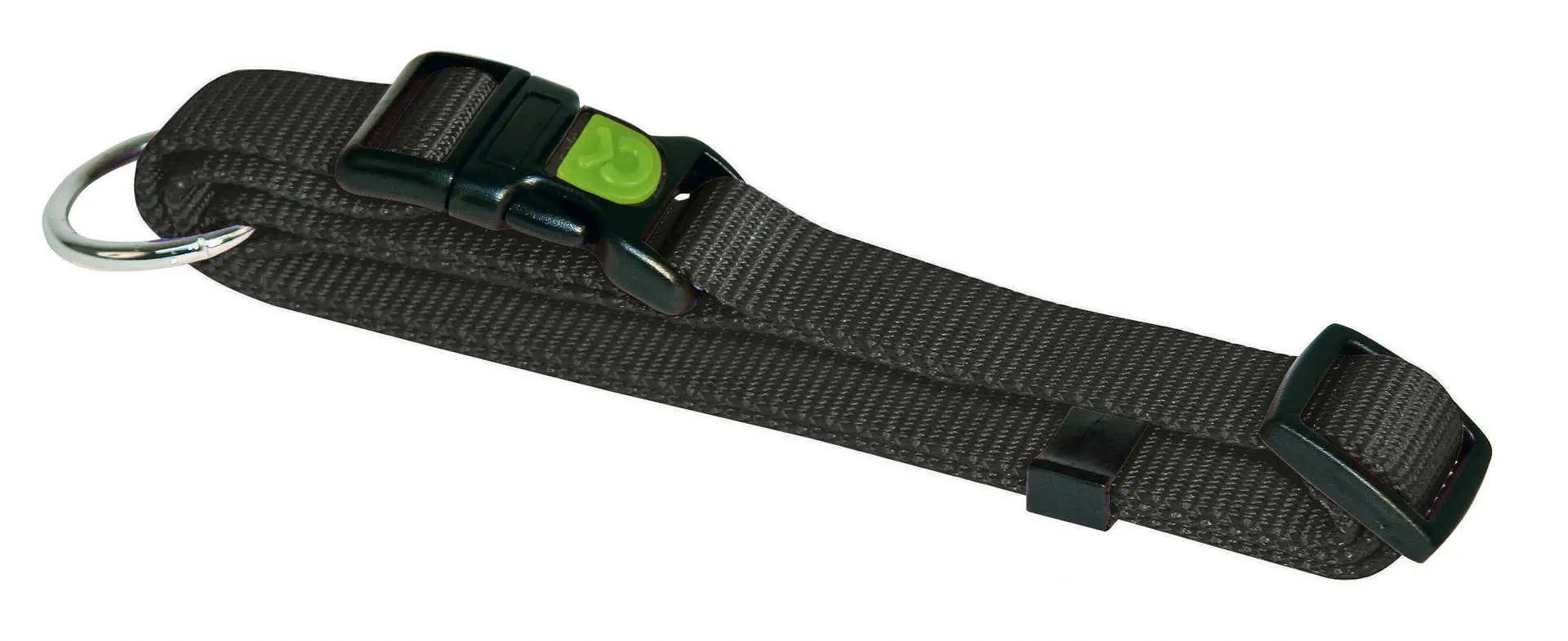 MIAMI Halsband verstellbar schwarz 15 mm x 30-45 cm