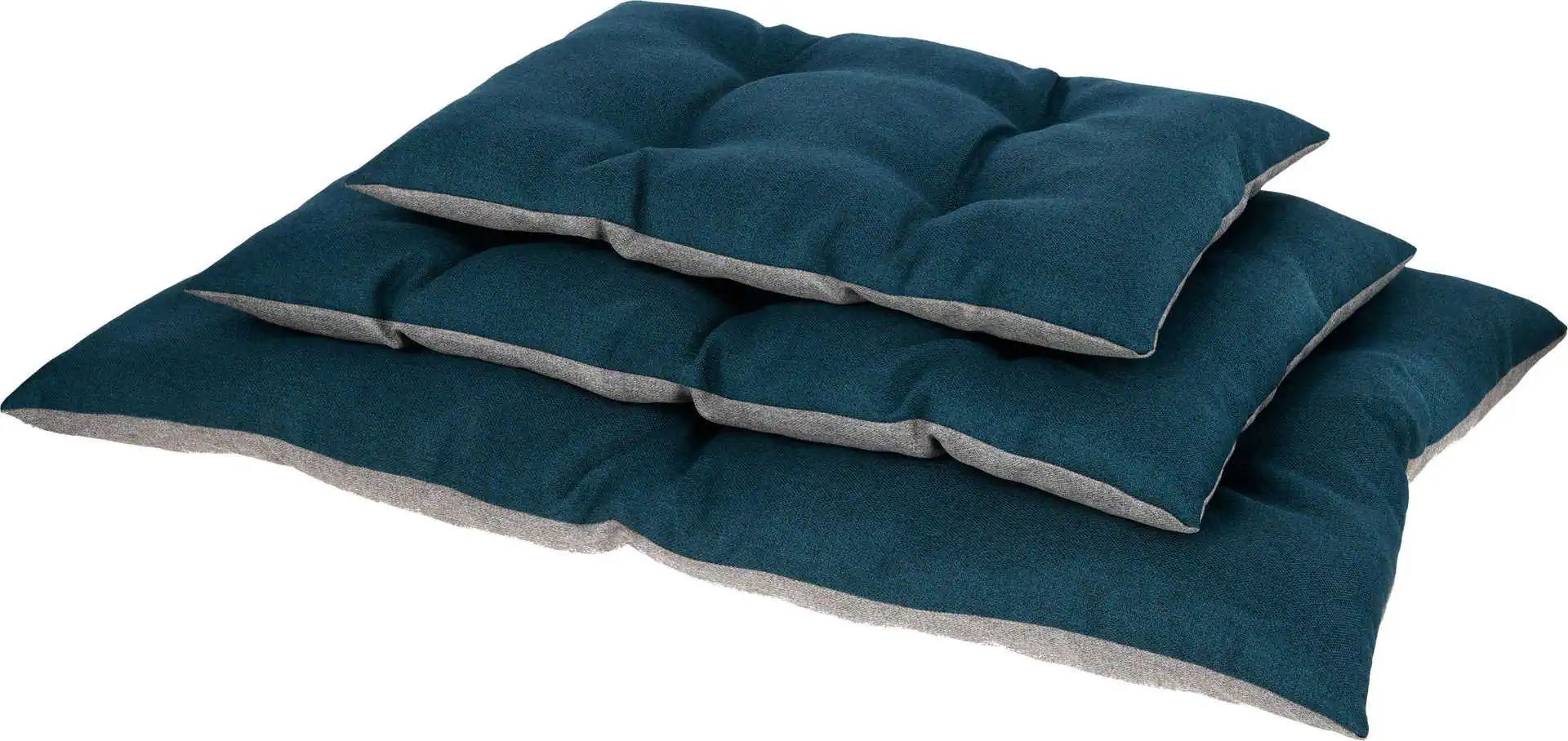 Kerbl Pet Cuscino per animali Ely, reversibile, lavabile, grigio/petrolio, set