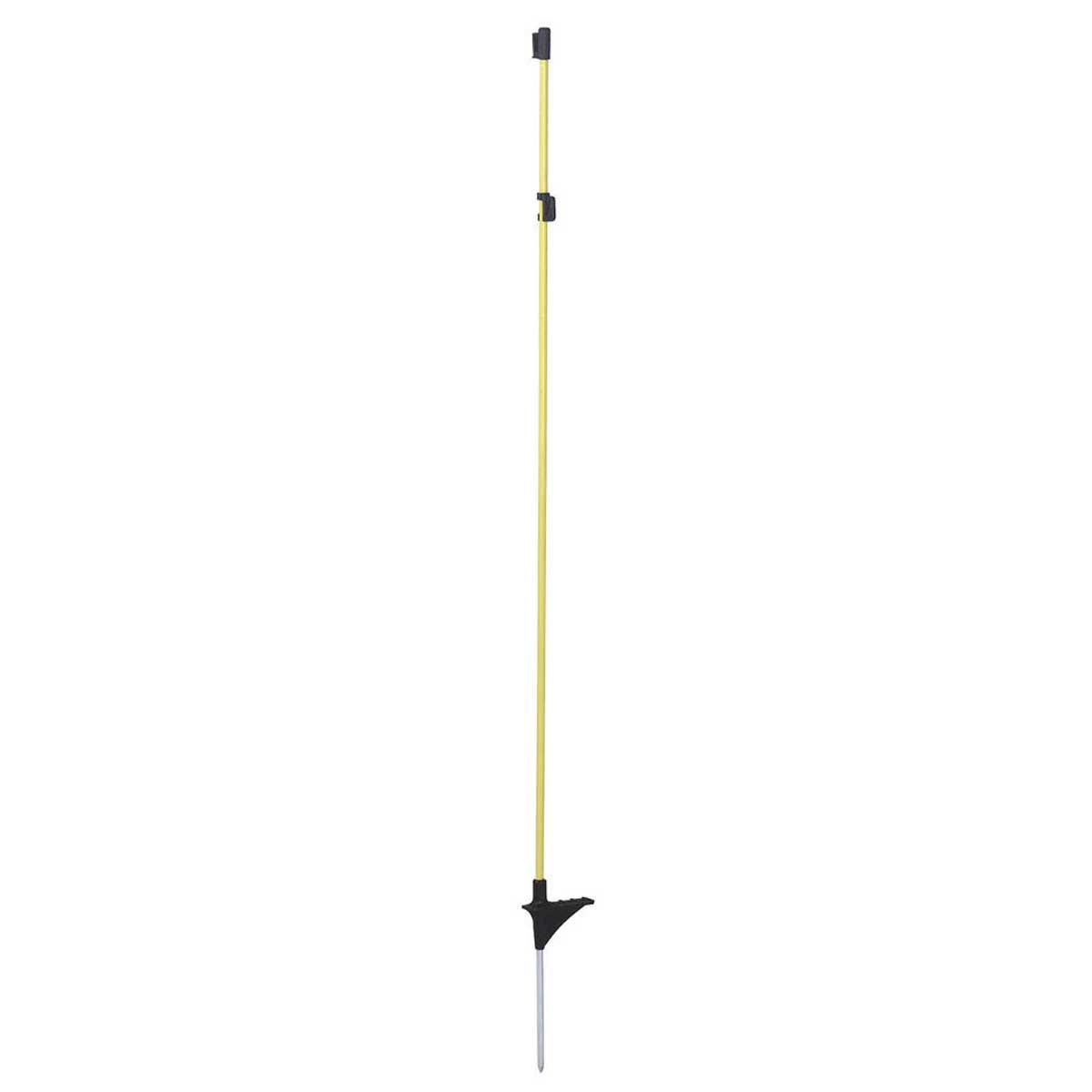 AKO Piquet en fibre de verre ovale 110 cm, lot de 10, pointe métallique