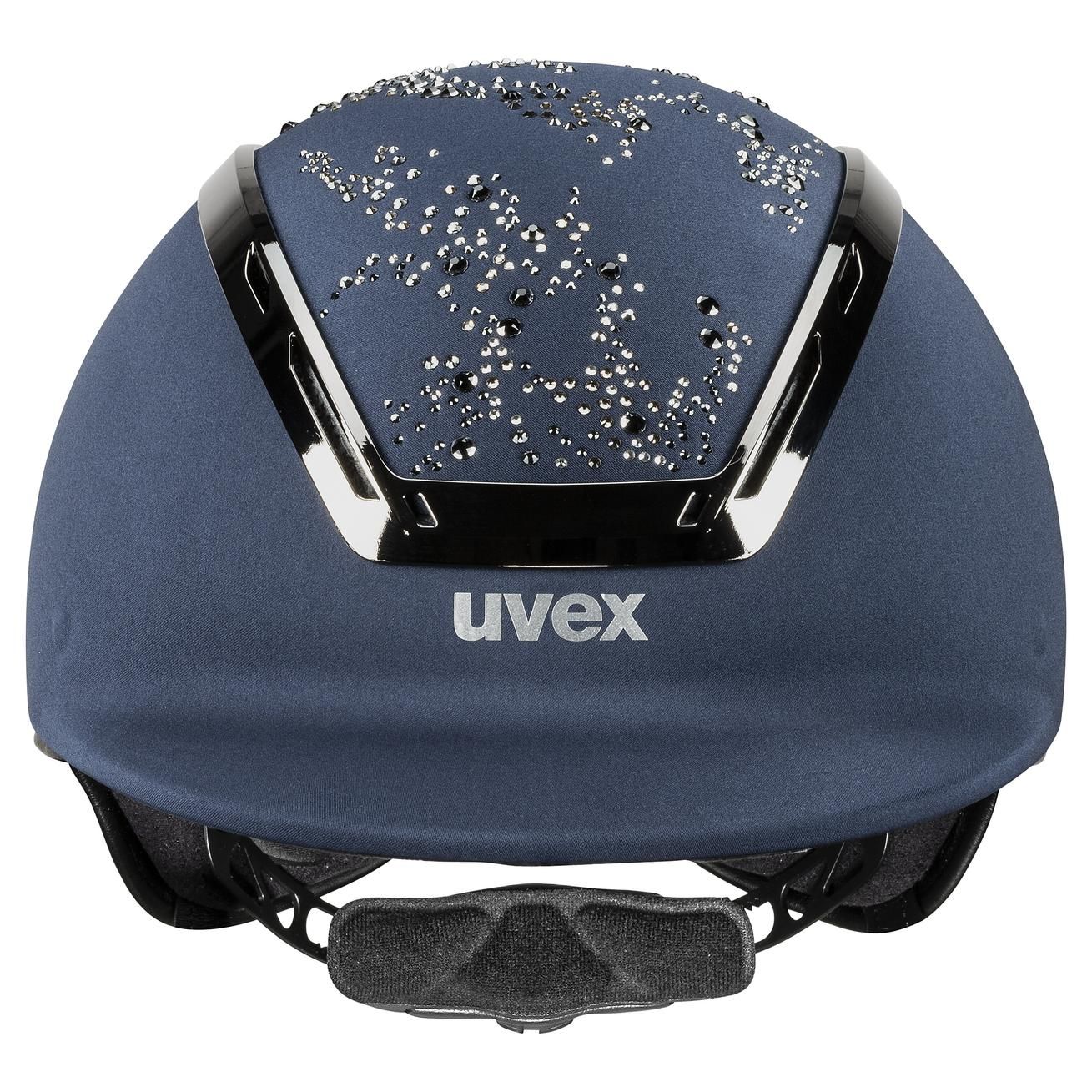 Casque d'équitation uvex exxeed diamant marine S-M