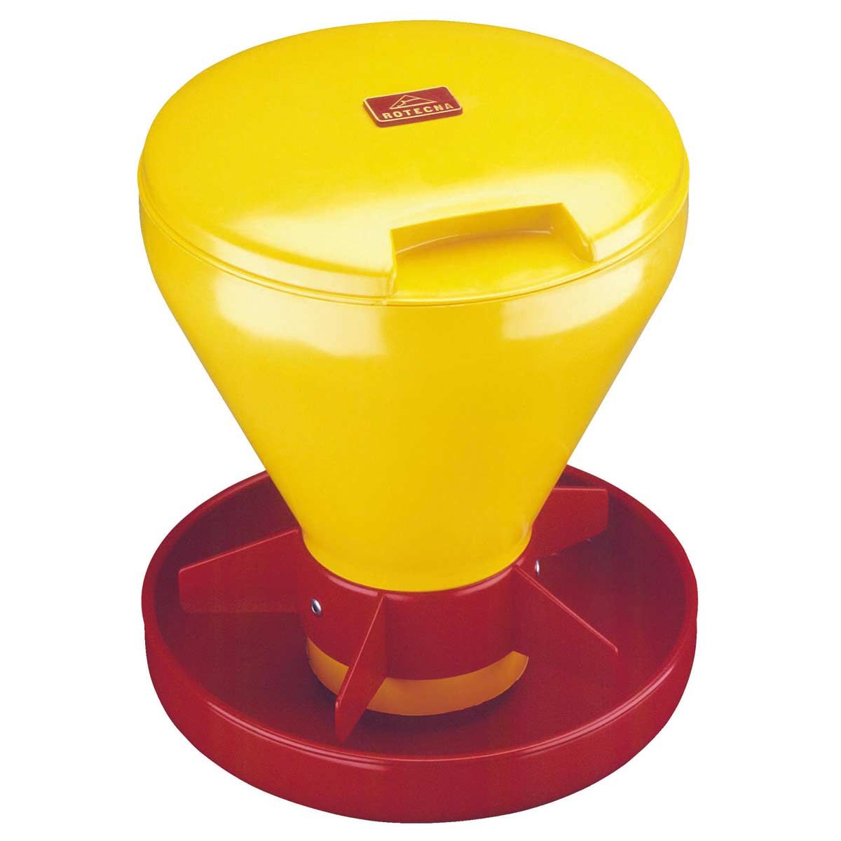 Kerbl Bol de alimentare pentru purcei Mini Hopper Pan cu pâlnie, 6 L