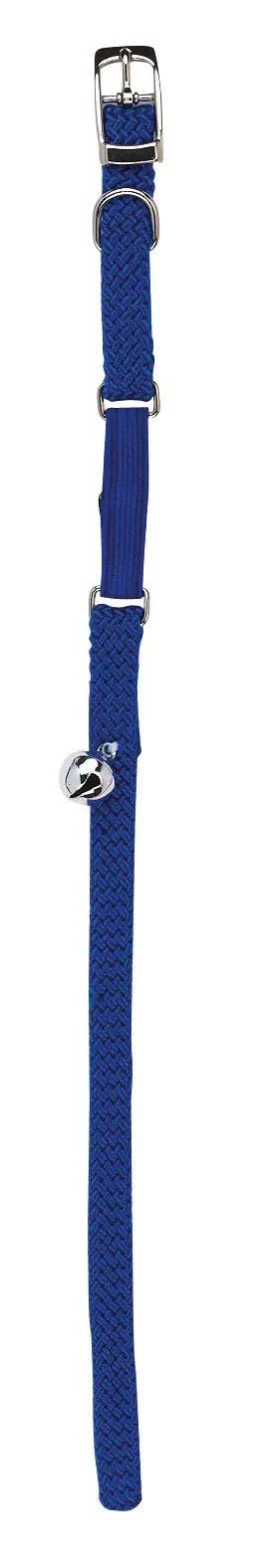 Kerbl macska nyakörv gumiszalaggal & csengővel, nylon 10 mm x 30 cm